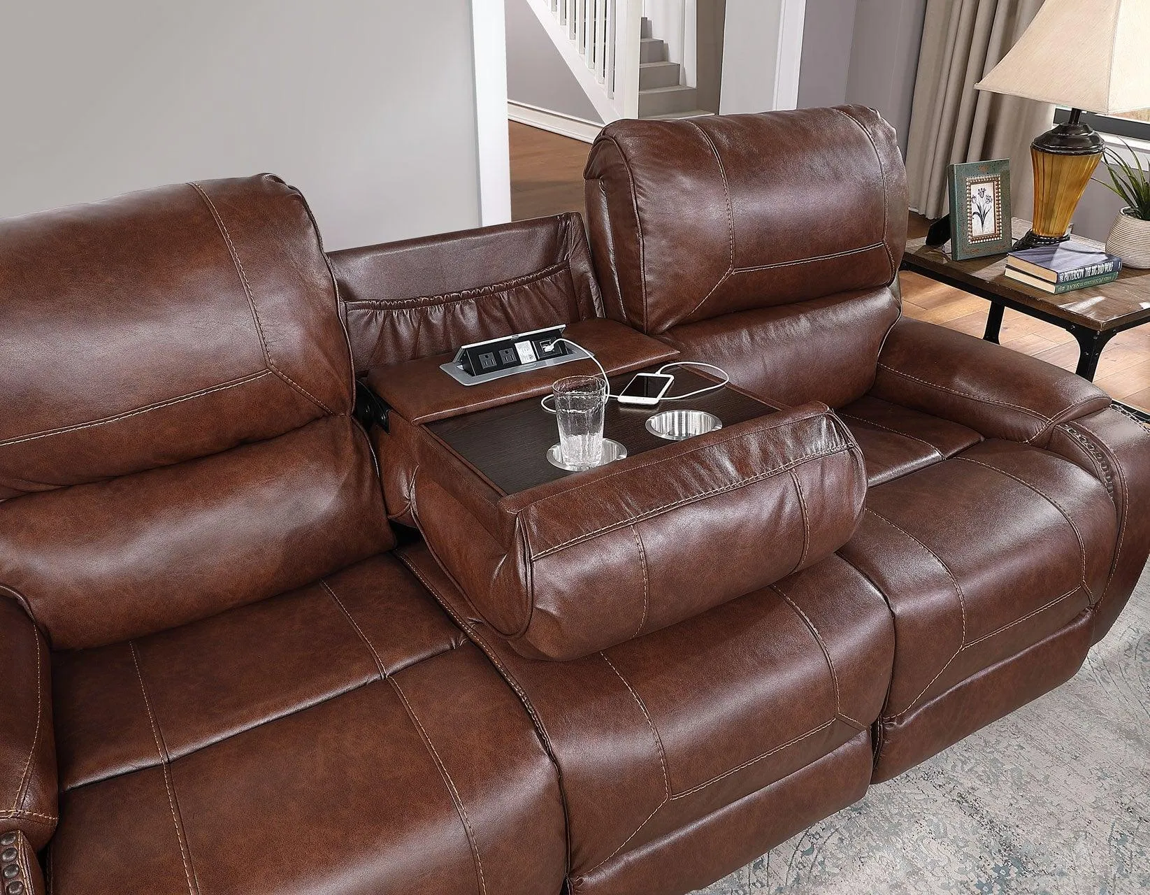Keily 3 Piece Manual Motion Set(Sofa, Loveseat & Chair) - Image 2