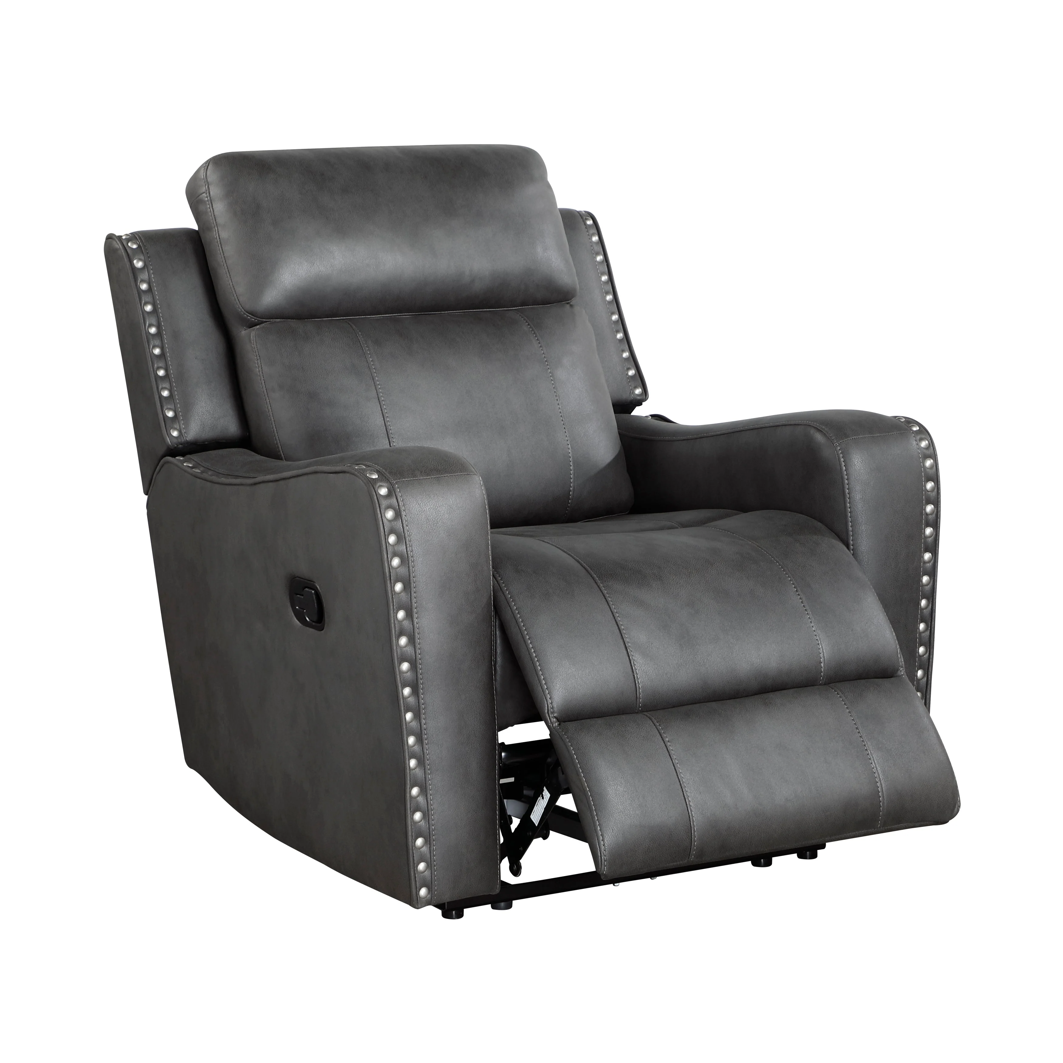 Kellen Smoky Gray Double Reclining Living Room Set - Image 17