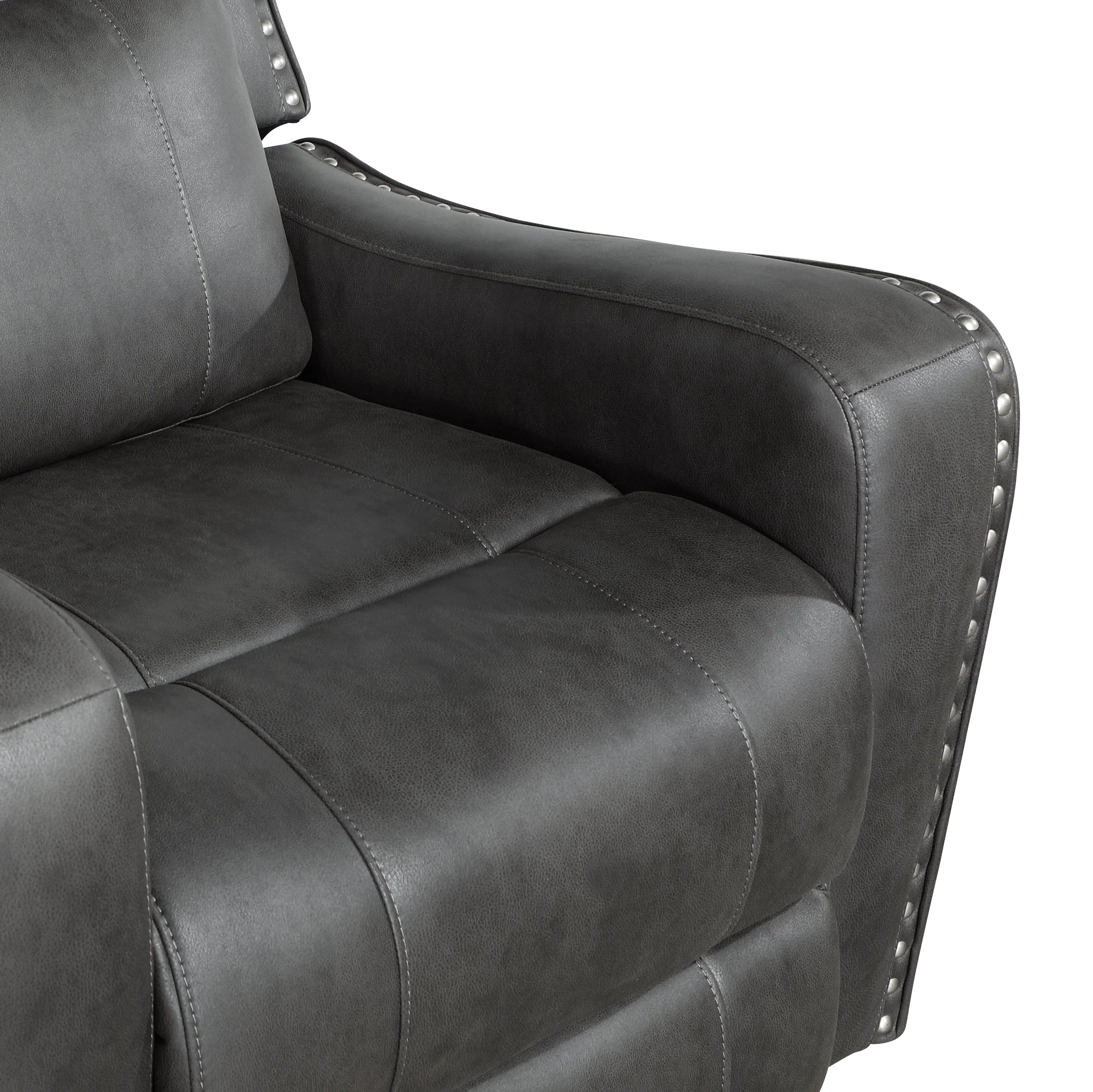 Kellen Smoky Gray Power Reclining Chair - Image 11