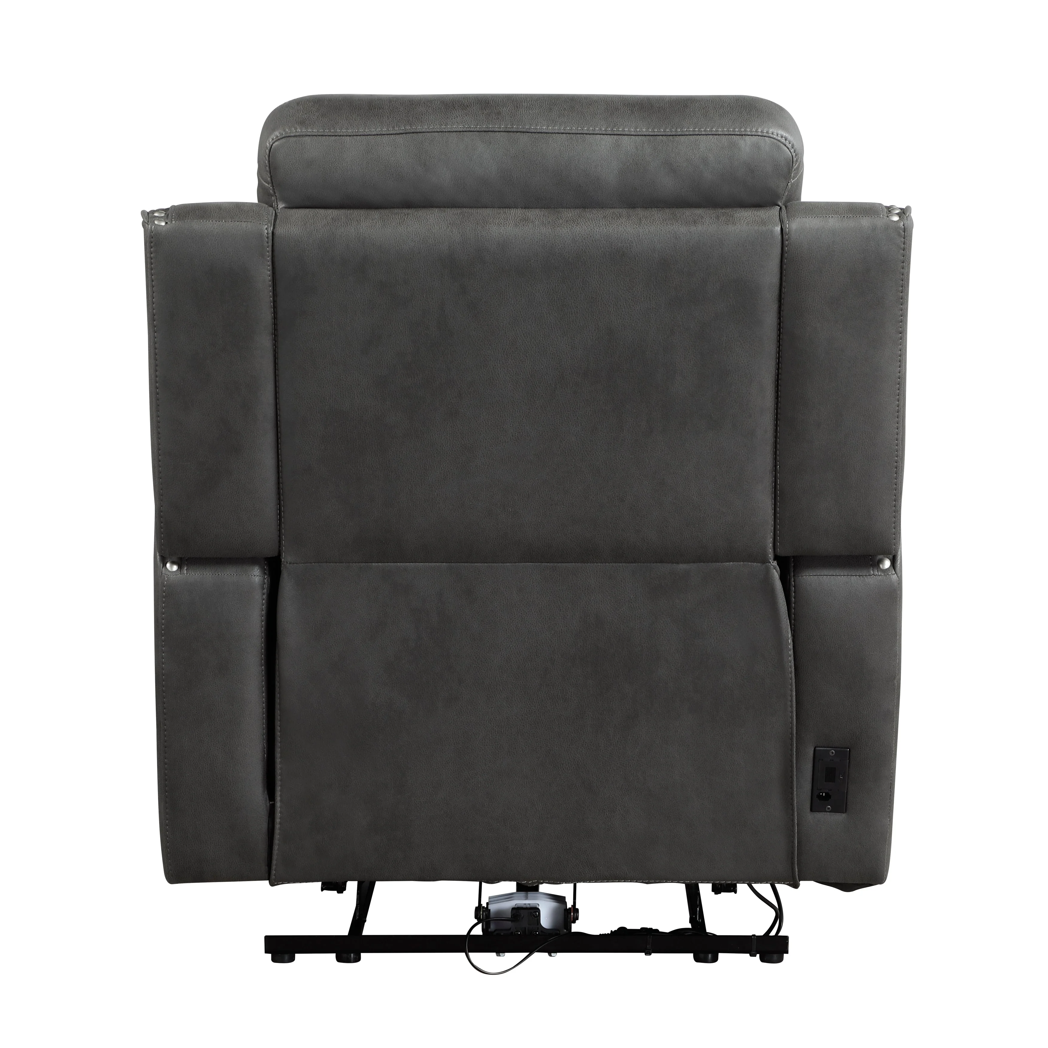 Kellen Smoky Gray Power Reclining Chair - Image 5