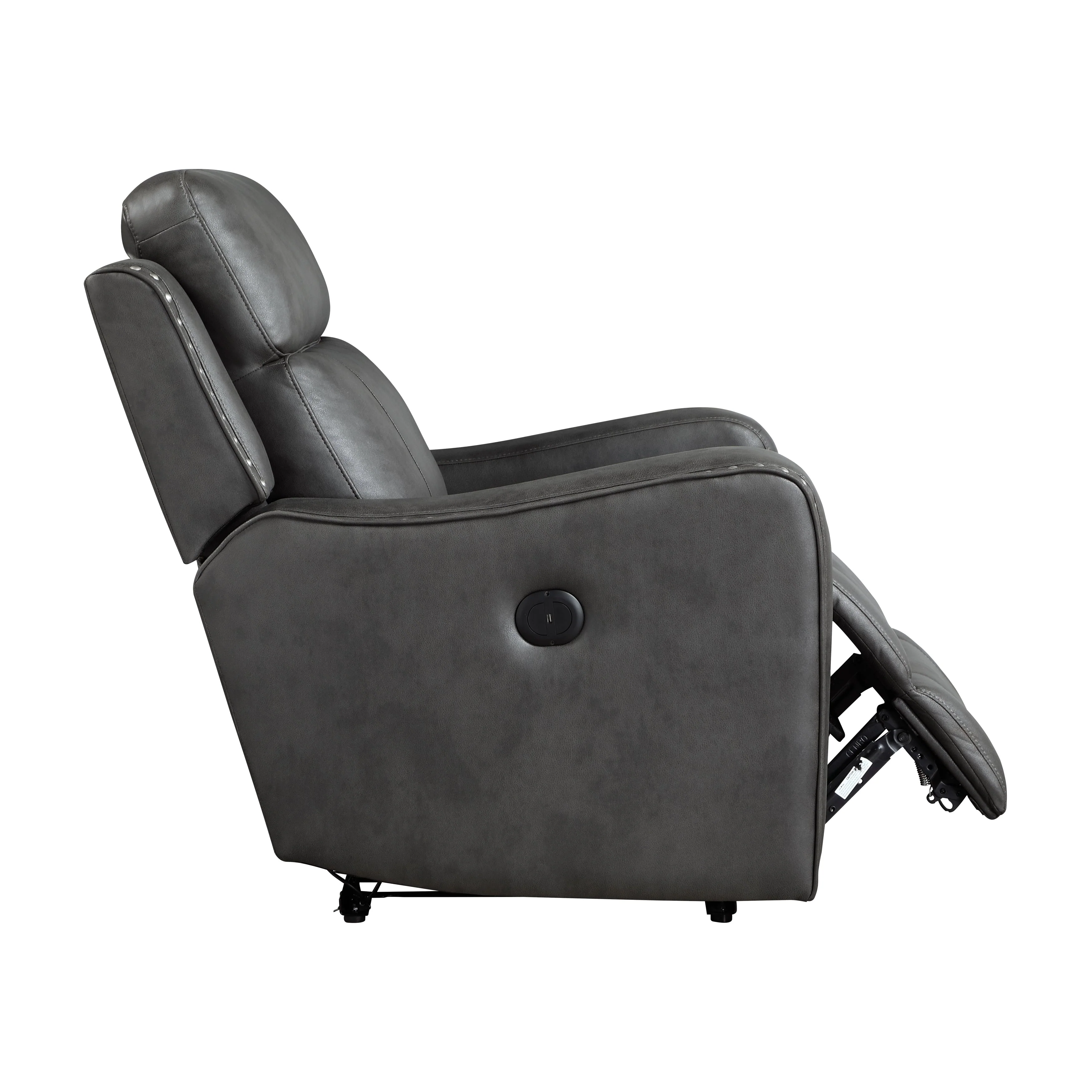 Kellen Smoky Gray Power Reclining Chair - Image 8