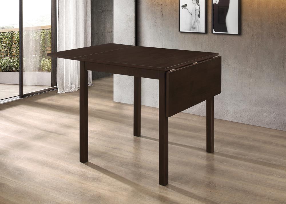 Kelso Cappuccino Rectangular Dining Table with Drop Leaf - Image 2