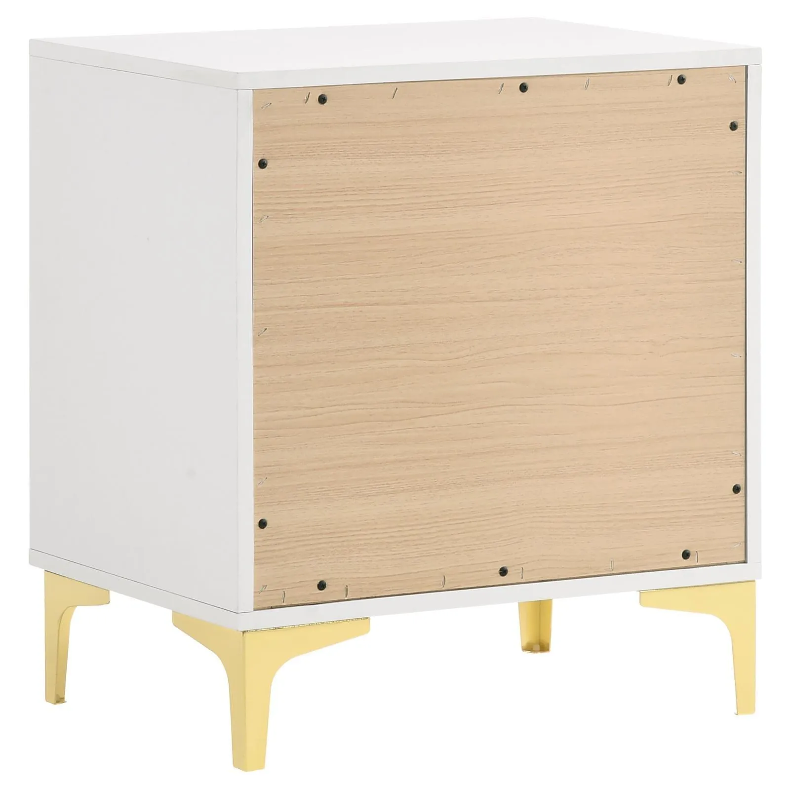 Kendall White 2-Drawer Nightstand - Image 4