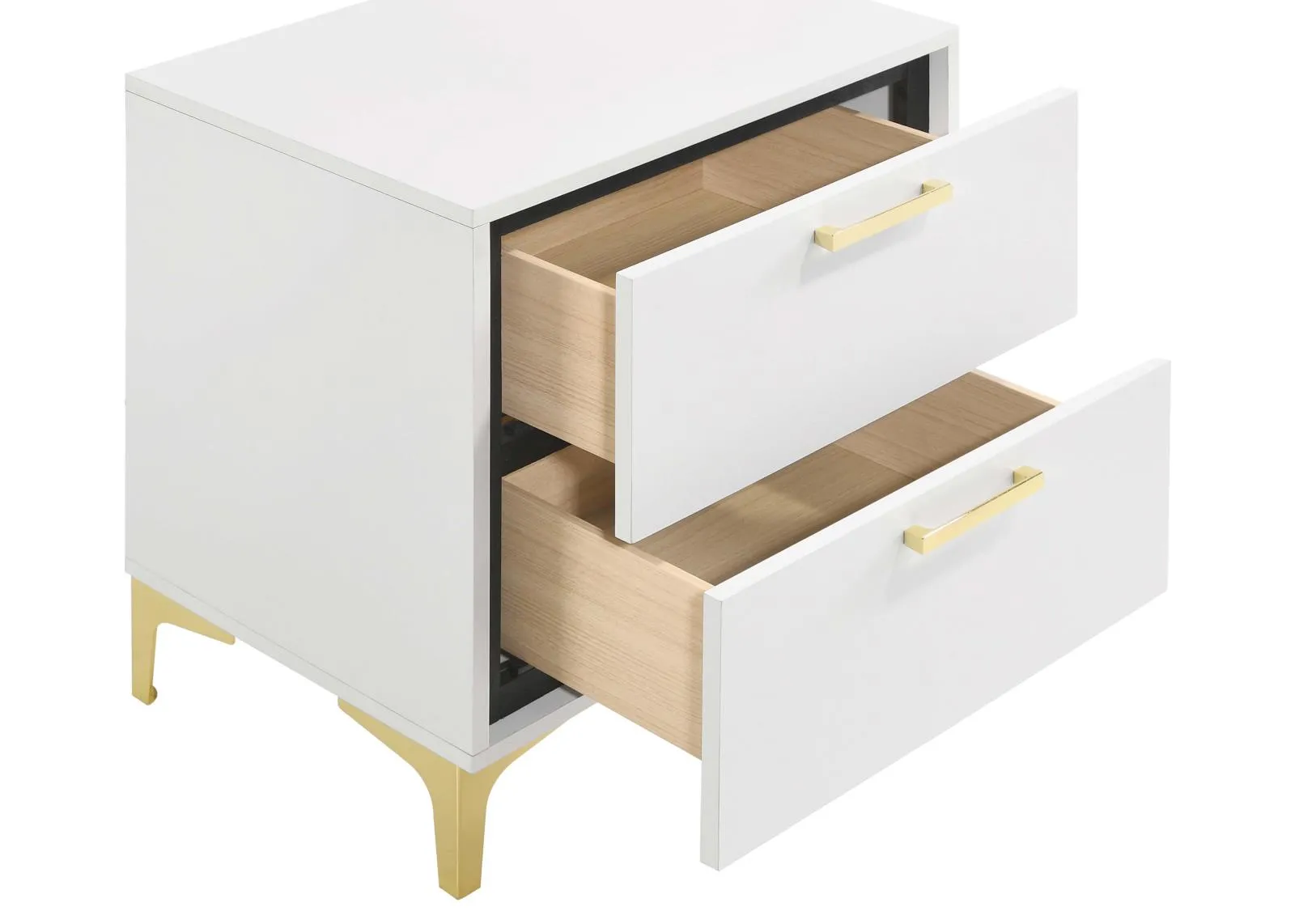 Kendall White 5-Piece Eastern King Bedroom Set - Image 7