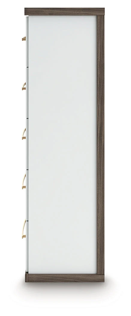 Kendanport Brown/White Chest of Drawers - Image 7
