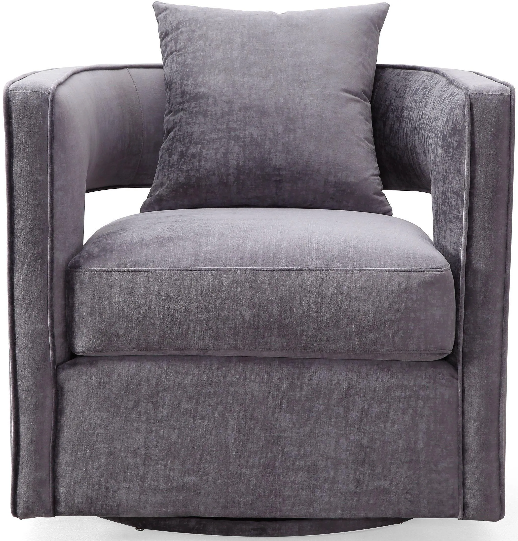 Kennedy Velvet Swivel Accent Chair - Image 12