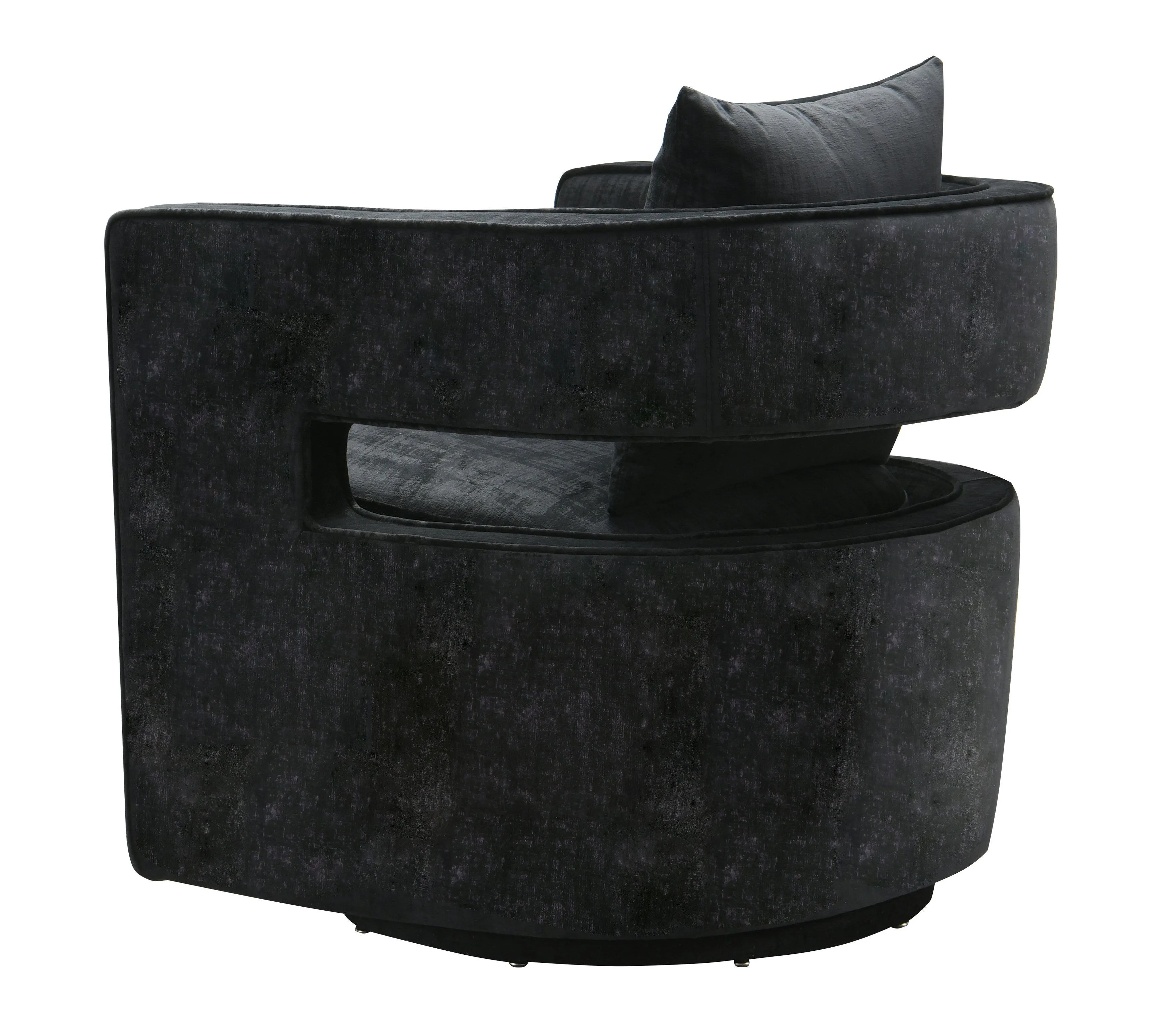 Kennedy Velvet Swivel Accent Chair - Image 22