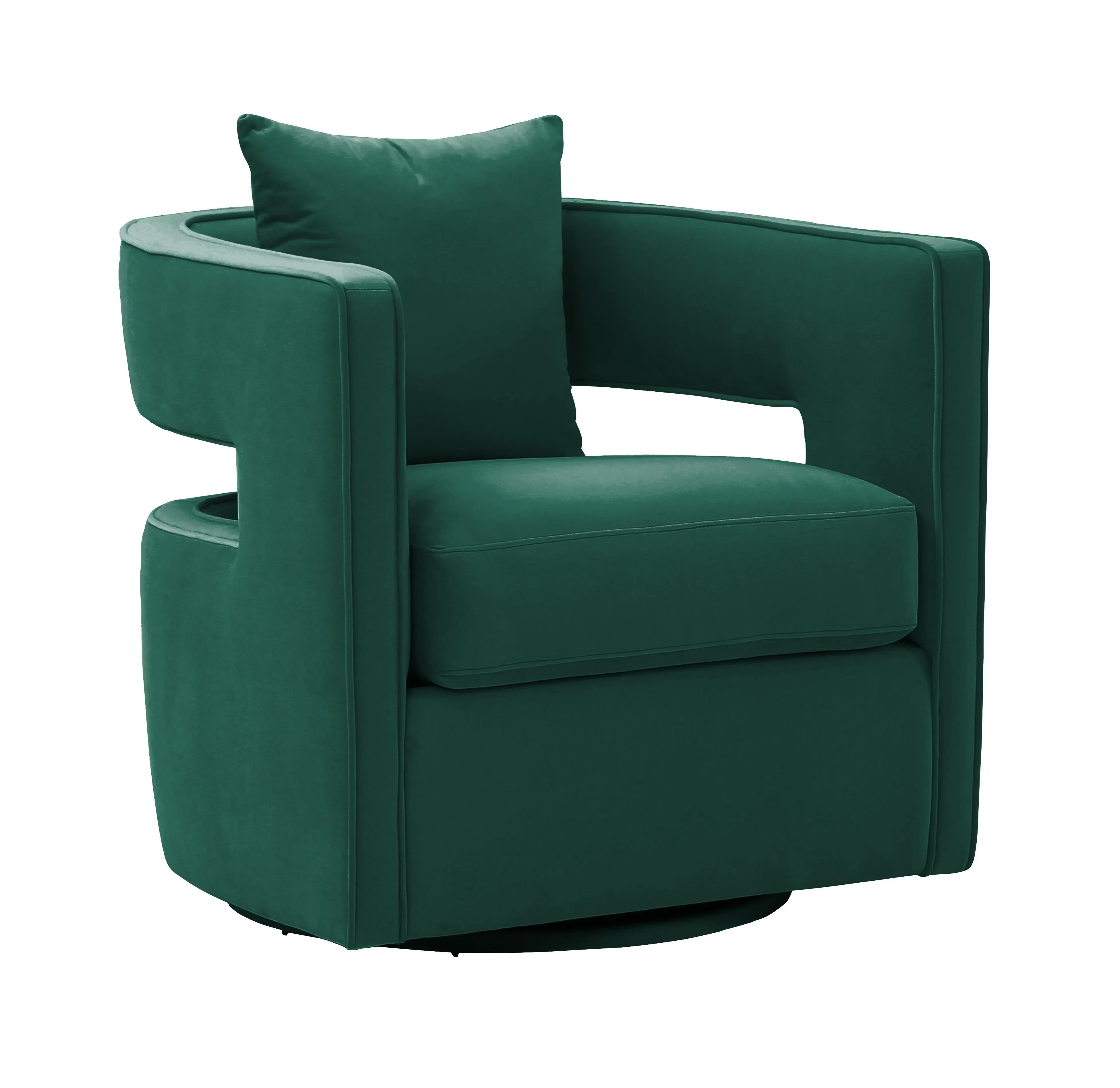 Kennedy Velvet Swivel Accent Chair - Image 27