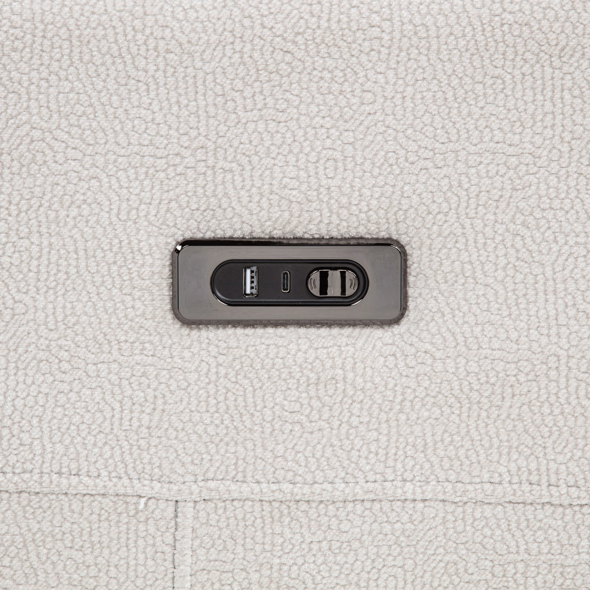 Kennett Ivory 3-piece Chenille Power Reclining Sofa Set - Image 16