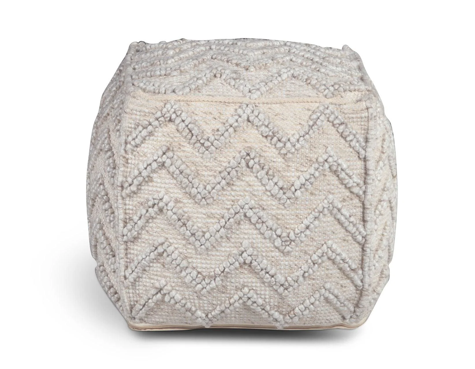 Kenzari Handwoven Pouf - Image 4