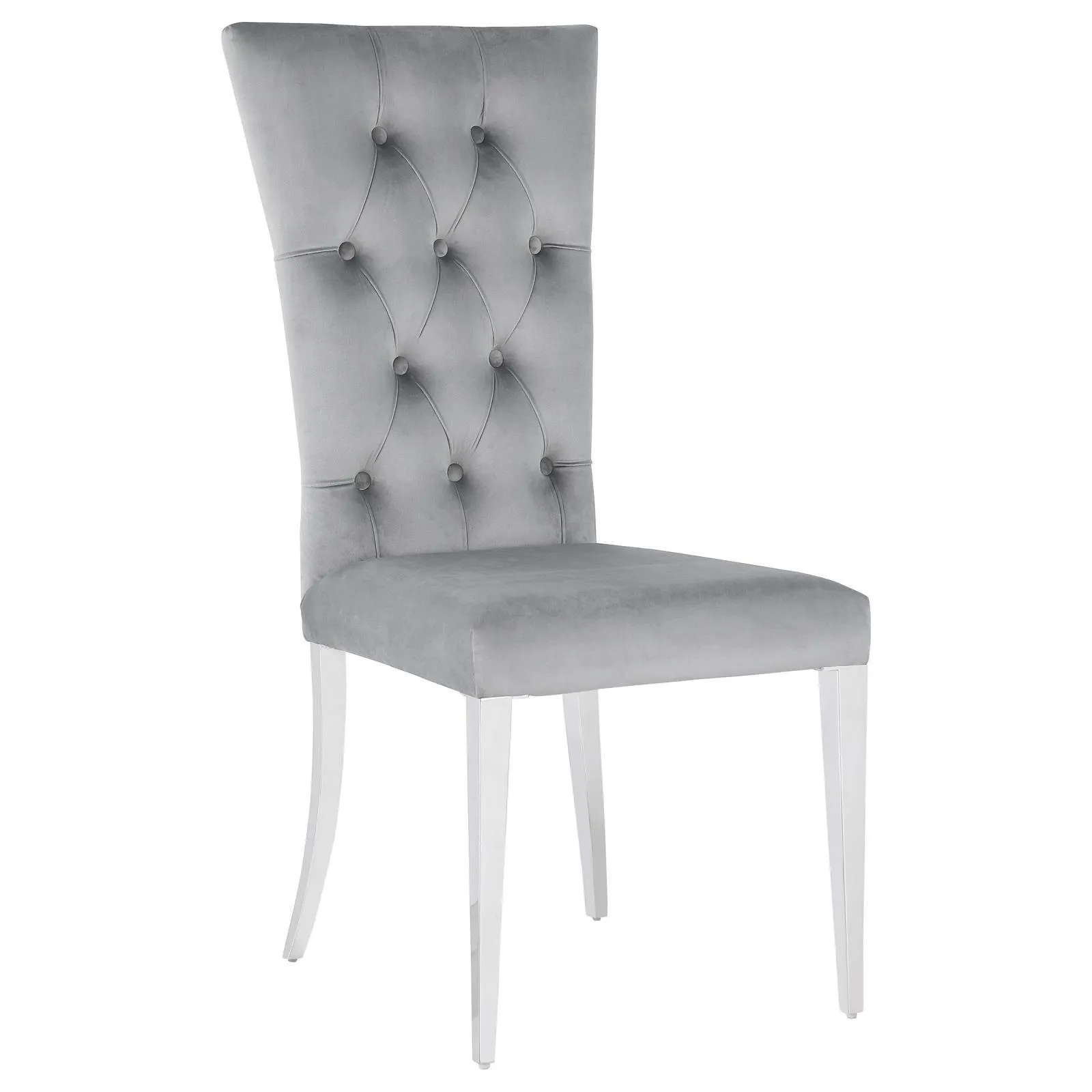 Kerwin Gray/Chrome 5-Piece Dining Set - Image 4