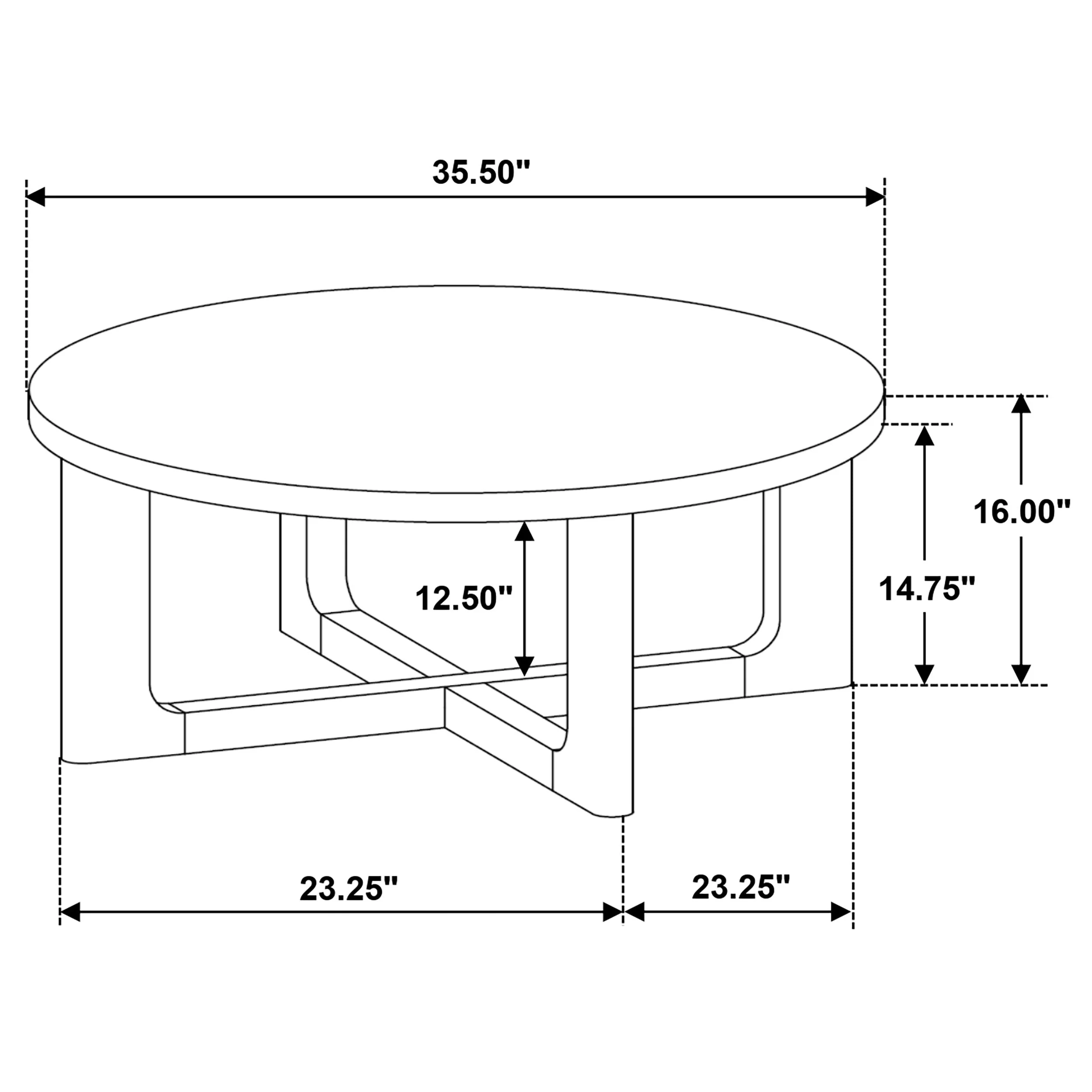 Kessler Brown 3-piece Round Sculptural Wood Coffee Table Set - Image 14