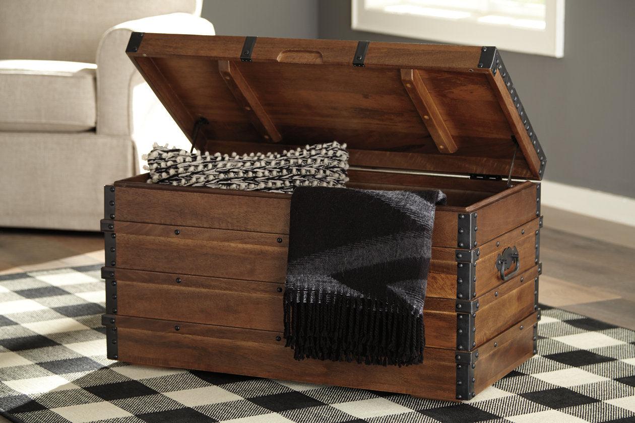 Kettleby Brown Storage Trunk - Image 2