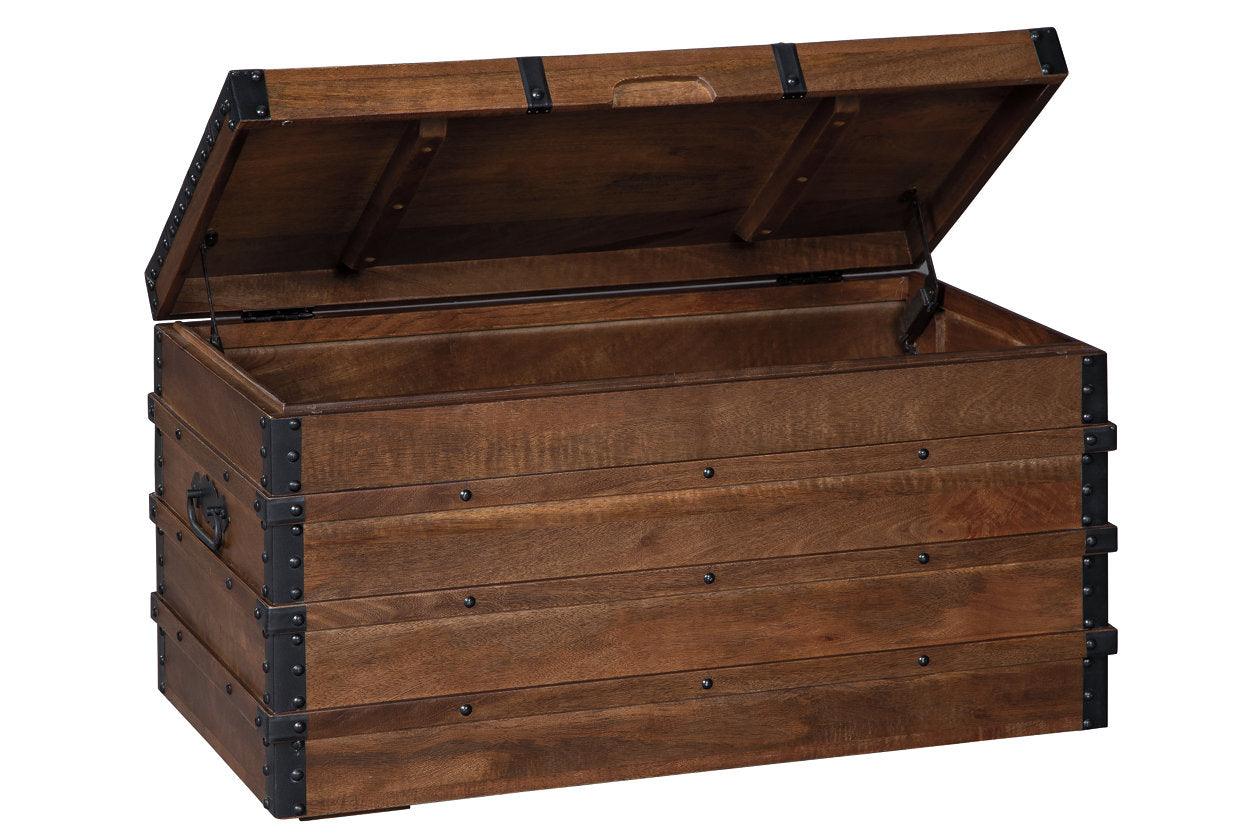 Kettleby Brown Storage Trunk - Image 6