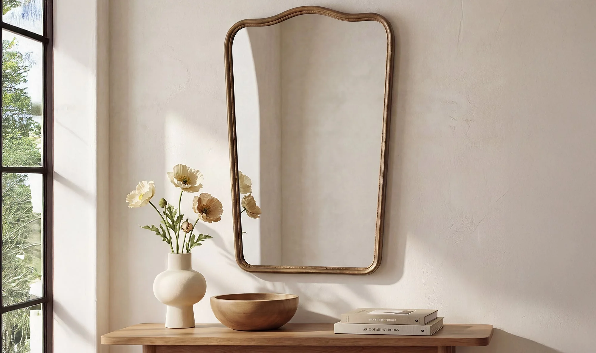 Keyes Mirror Brass - Image 3