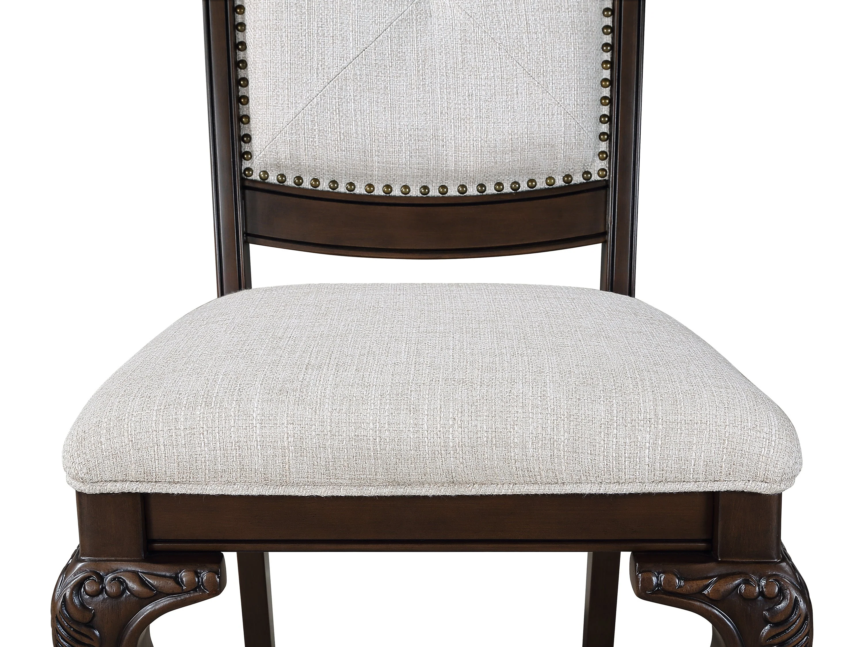 Kiera Coffee Brown Formal Extendable Dining Set - Image 5