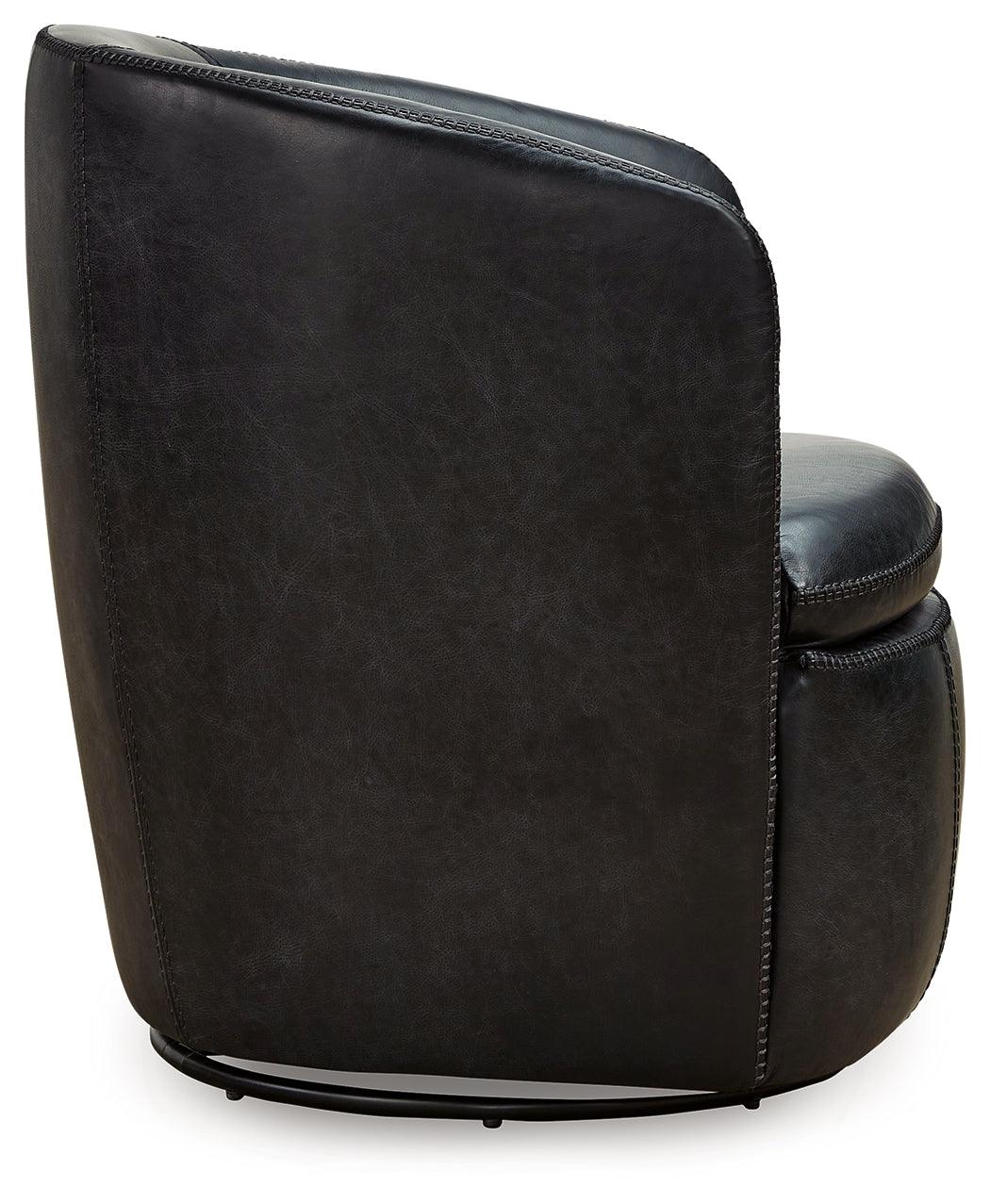 Kierreys Midnight Swivel Chair - Image 4
