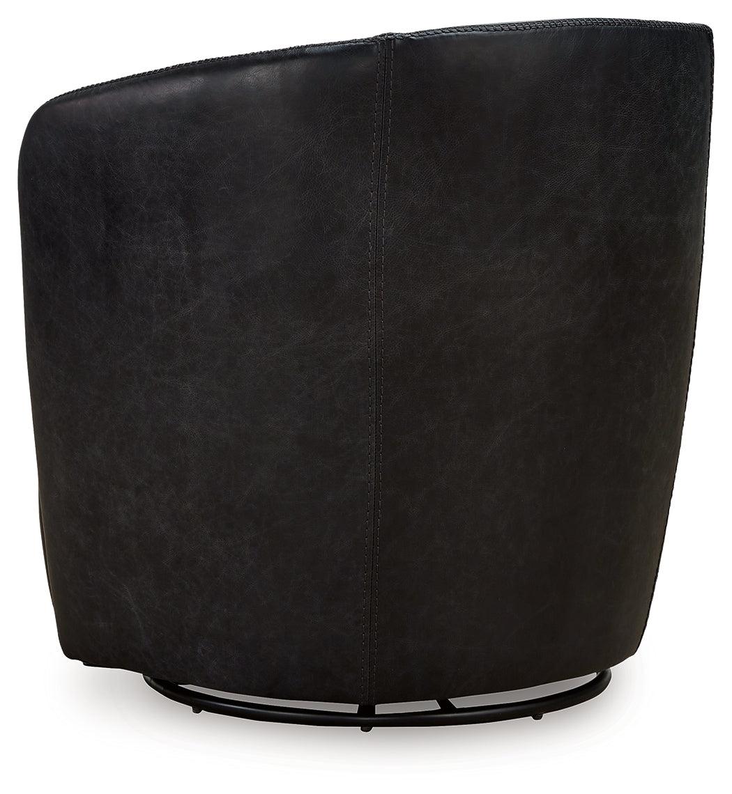Kierreys Midnight Swivel Chair - Image 5