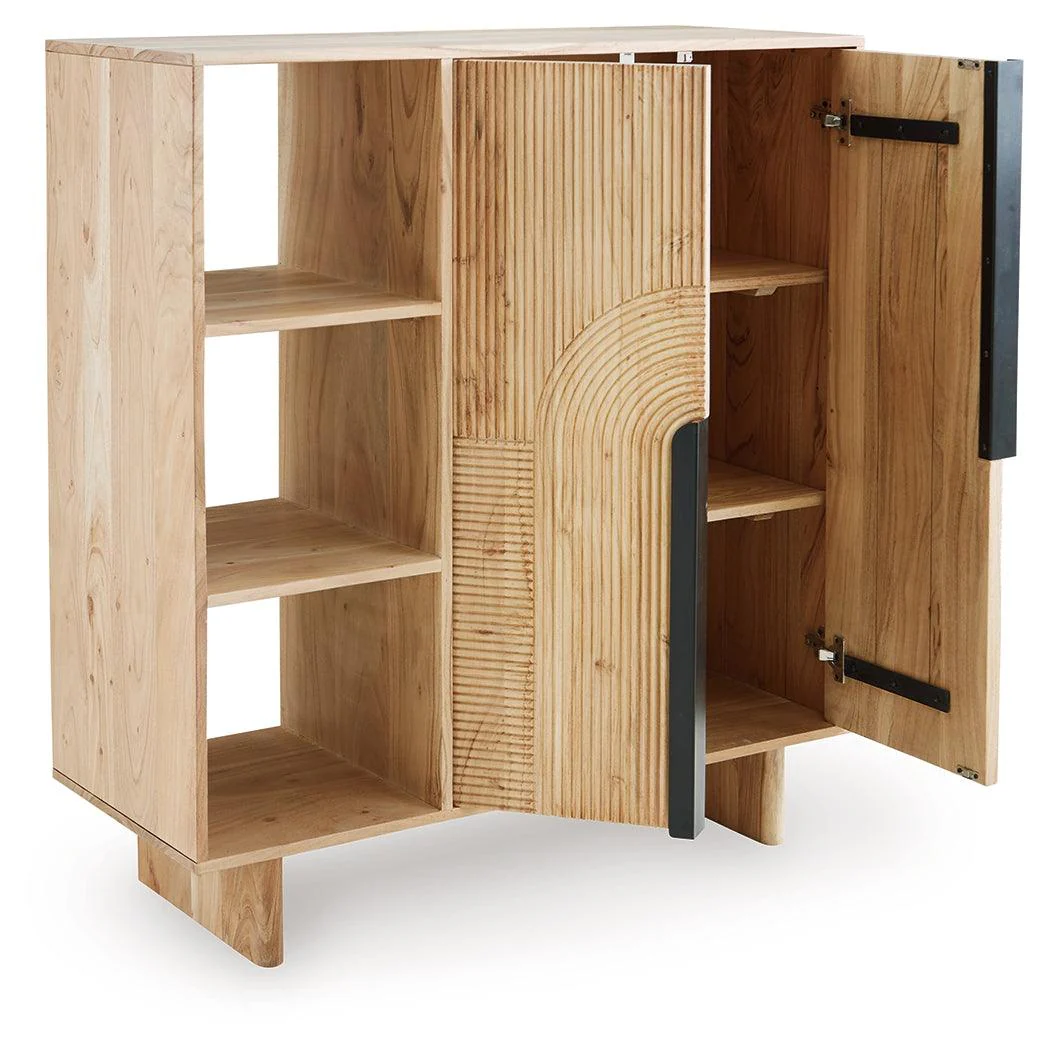 Kierwell Natural Accent Cabinet - Image 2