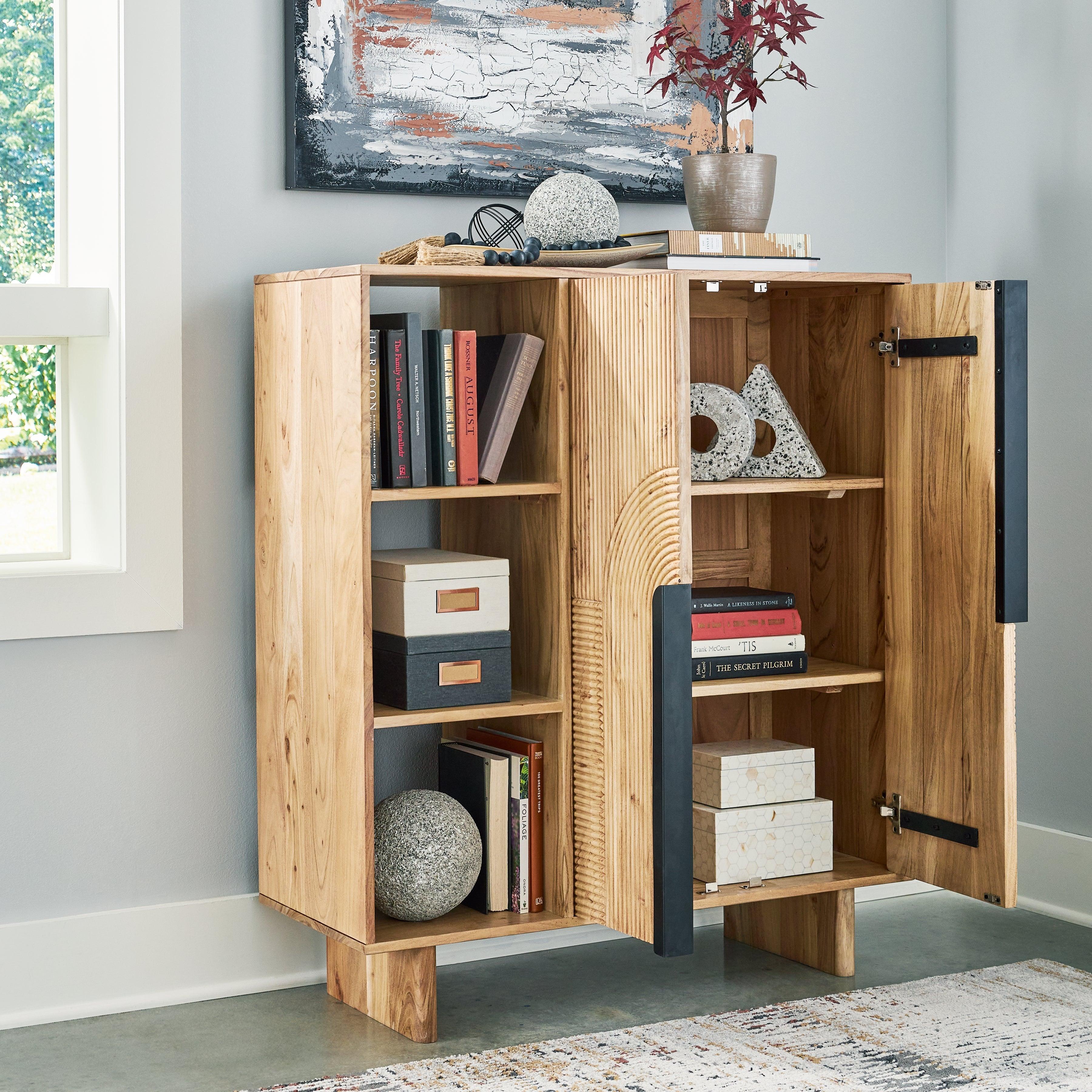 Kierwell Natural Accent Cabinet - Image 5