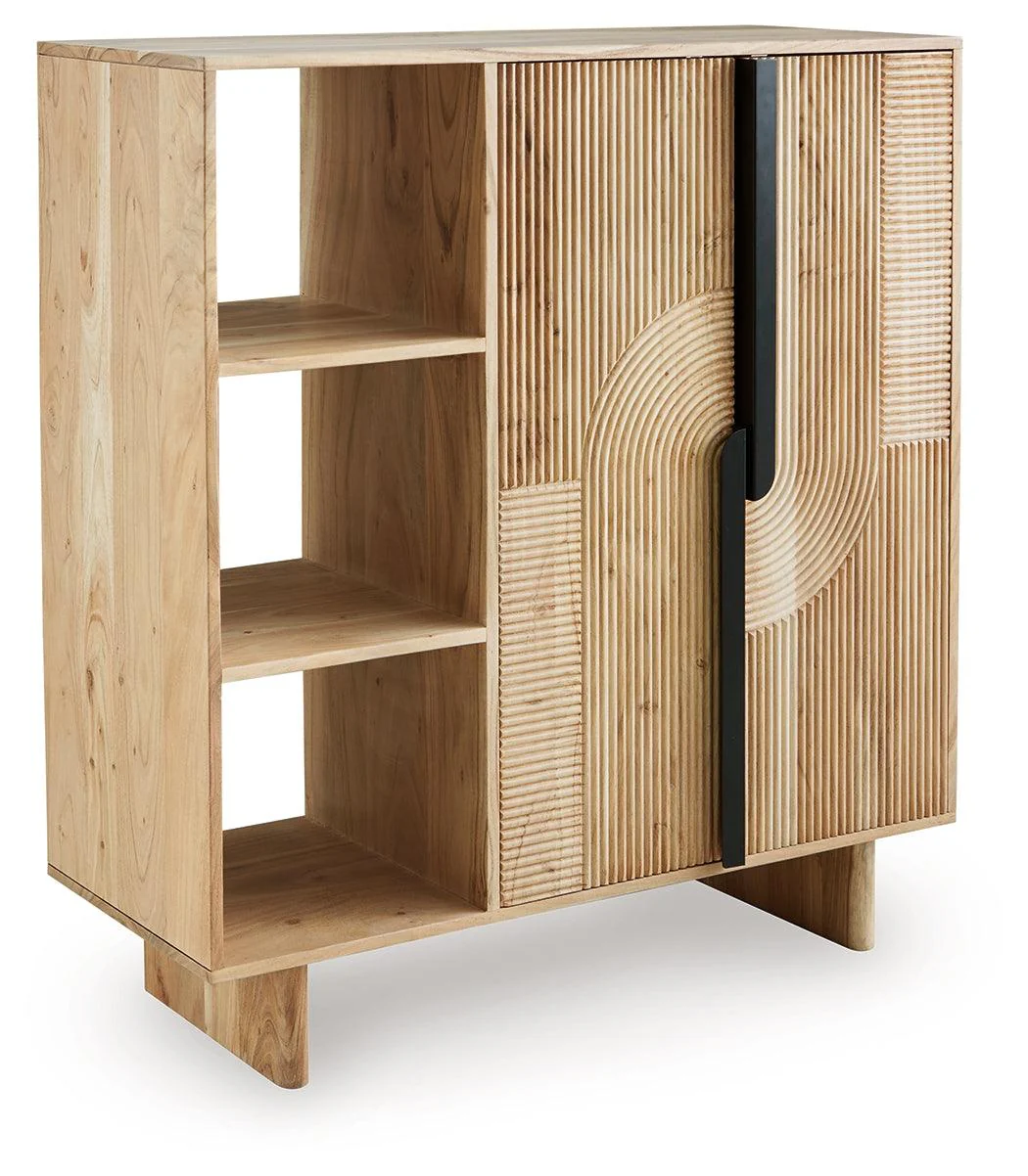 Kierwell Natural Accent Cabinet - Image 8