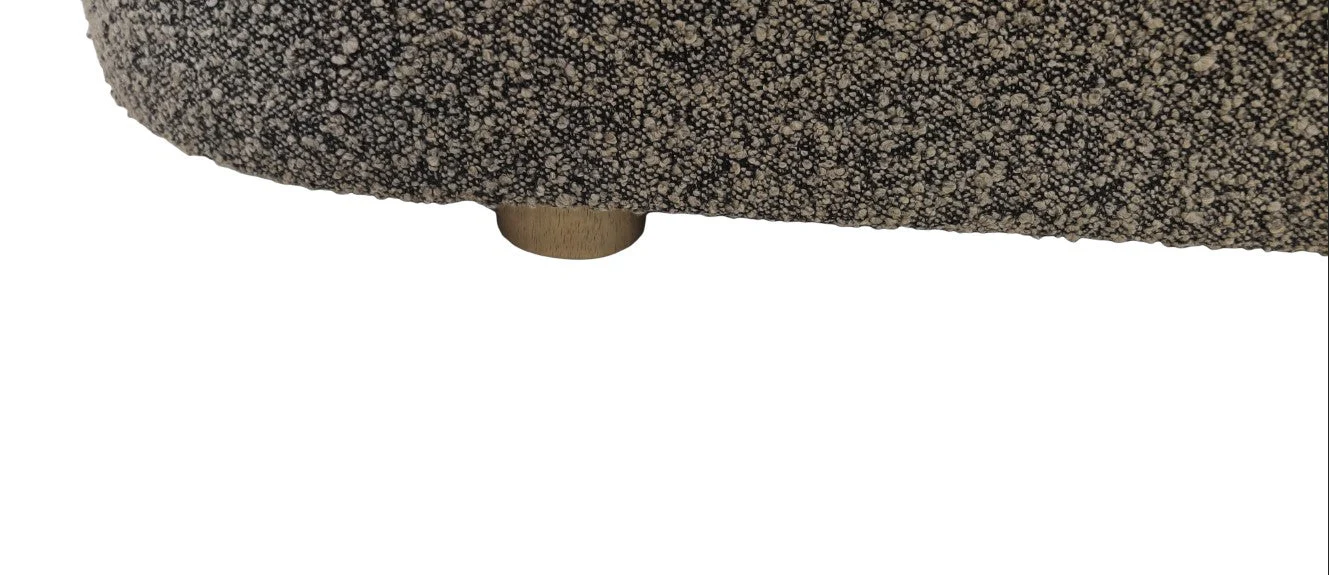 Kiki Upholstered Hinged Storage Bench in Pumpernickel Boucle - Image 5