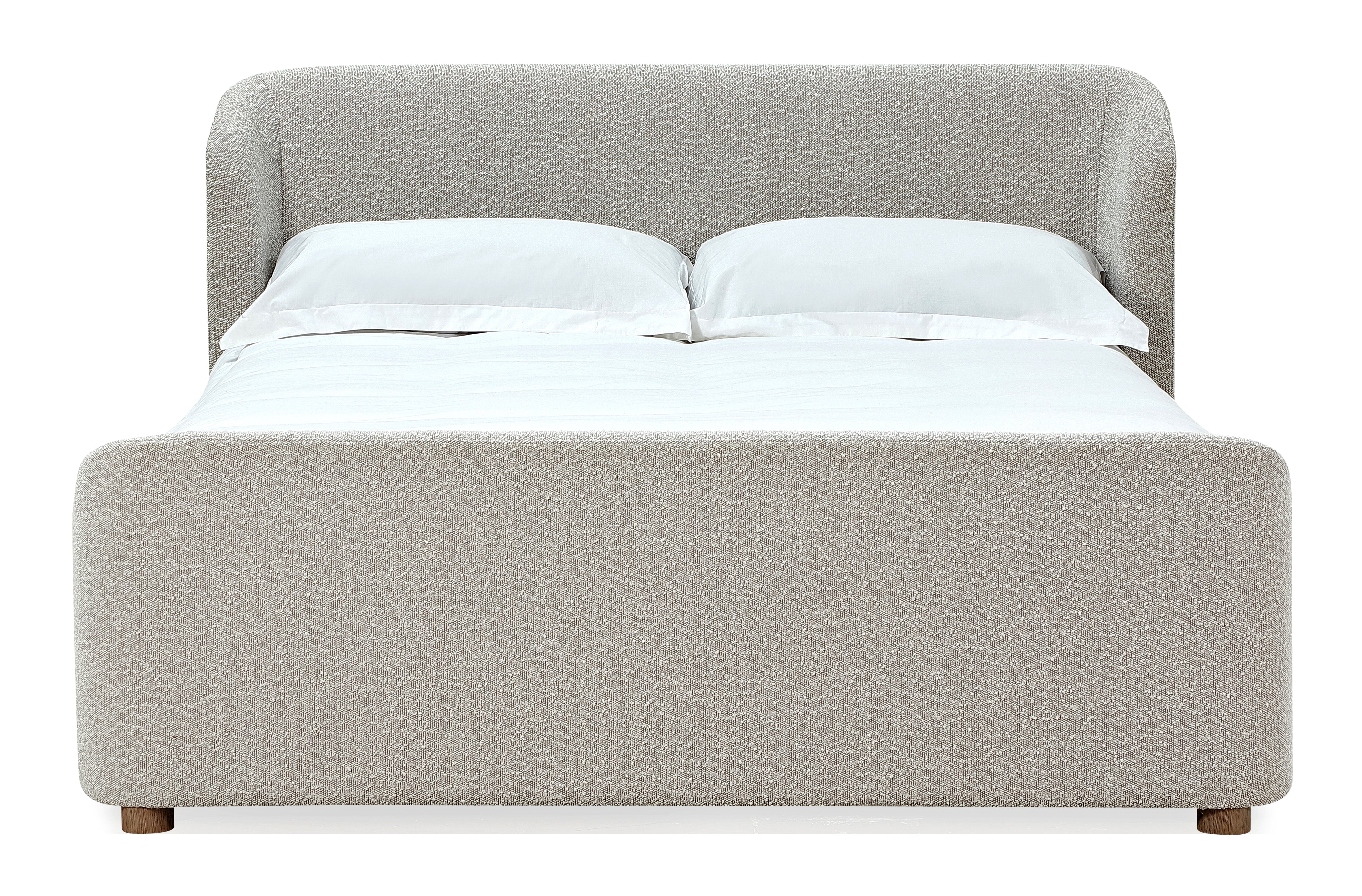 Kiki Upholstered Queen Platform Bed in Cotton Ball Boucle - Image 7