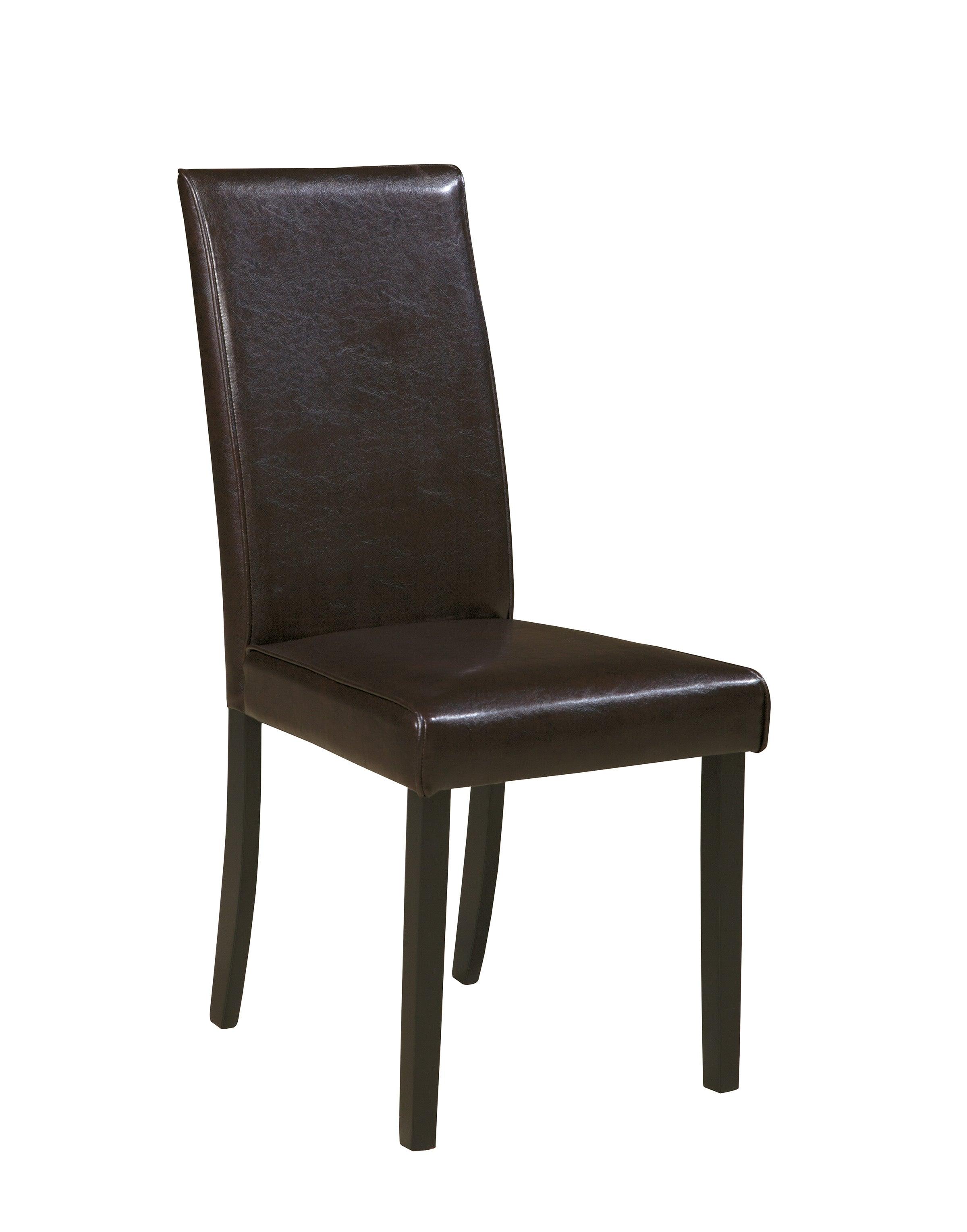 Kimonte Dark Brown 5-Piece Rectangular Dining Set - Image 5