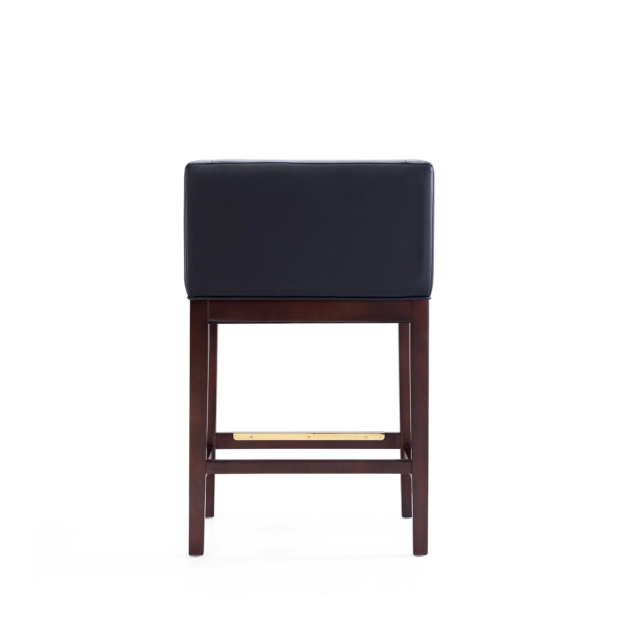 Kingsley Counter Stool in Black and Dark Walnut (set of 2) - Image 7