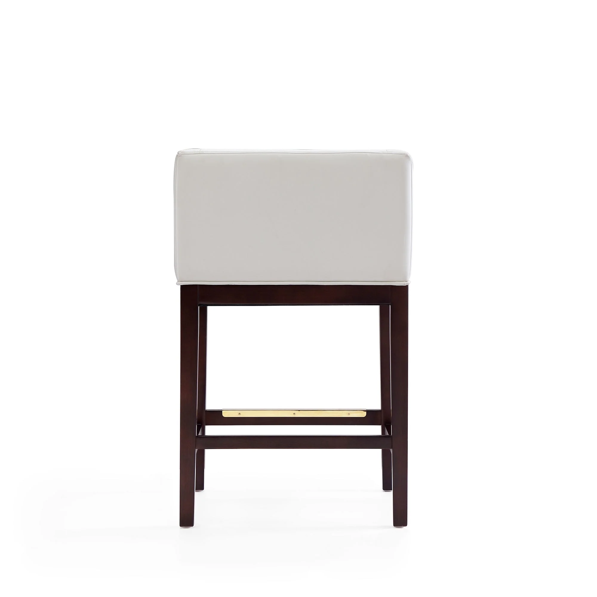 Kingsley Counter Stool in Ivory and Dark Walnut (set of 2) - Image 7