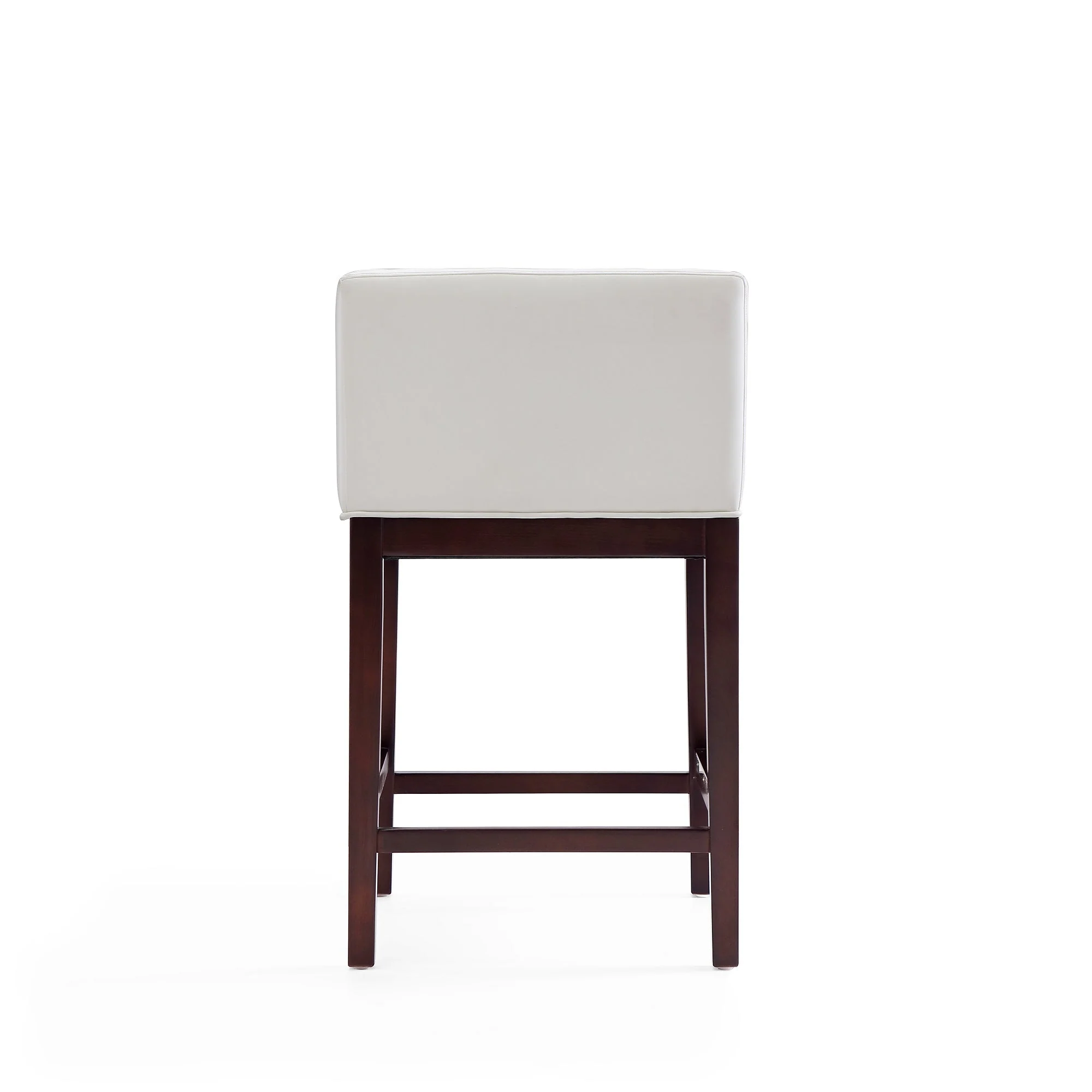 Kingsley Counter Stool in Ivory and Dark Walnut (set of 3) - Image 5