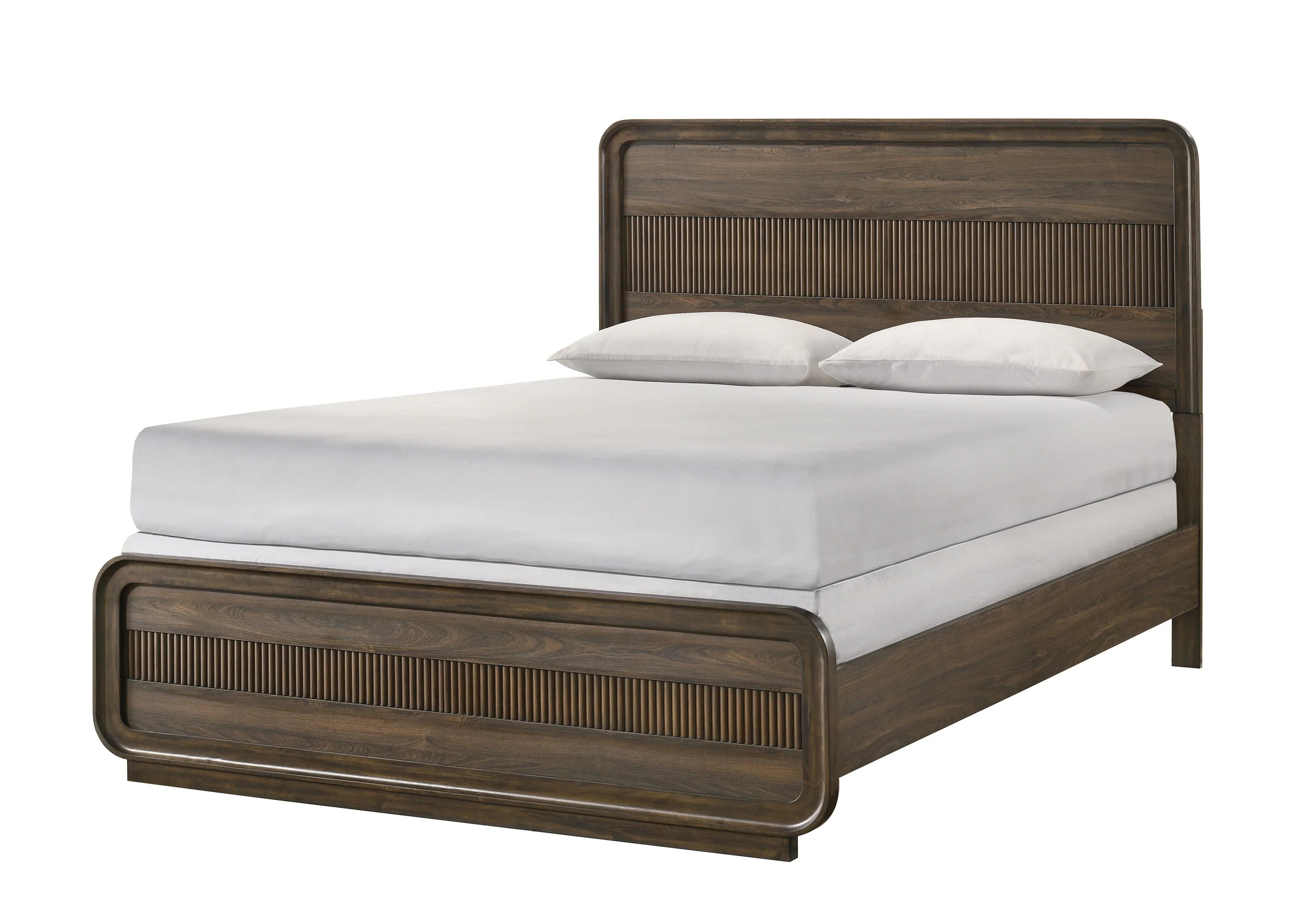 Kinkaid Warm Wood King Panel Bed