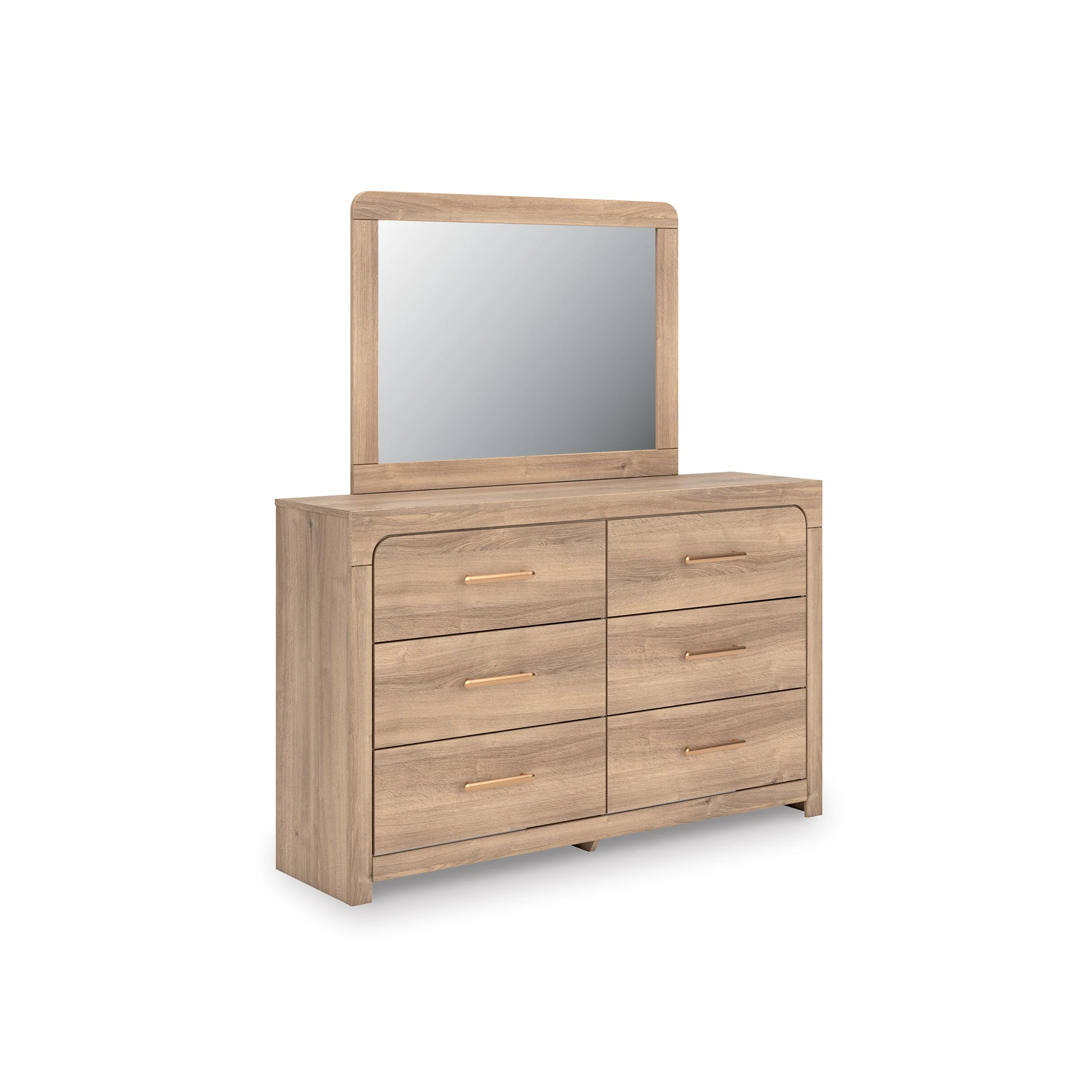 Kinlanni Tan Upholstered Platform Bedroom Set - Image 14
