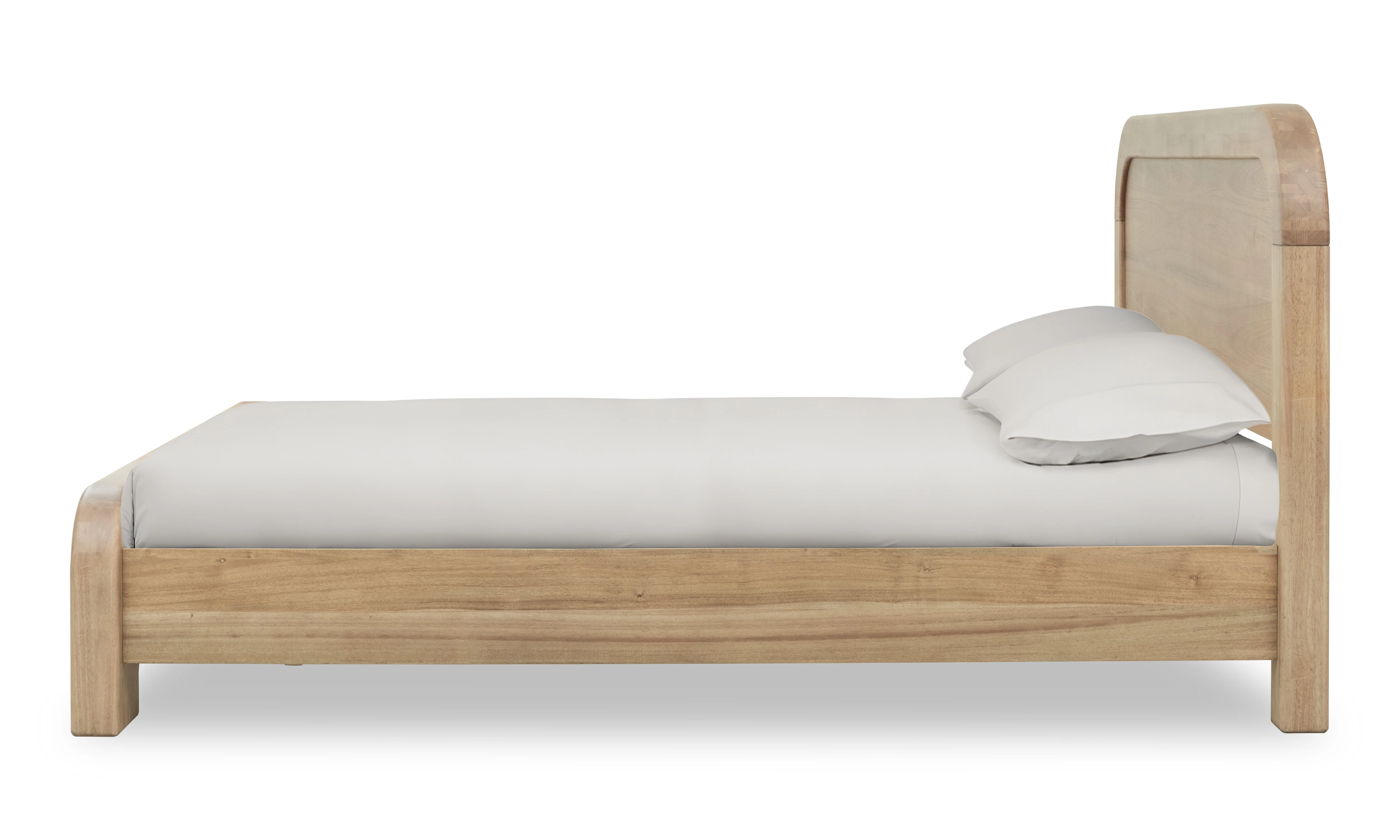 Kione Acacia Wood Eastern King Platform Bed in Lioness - Image 3