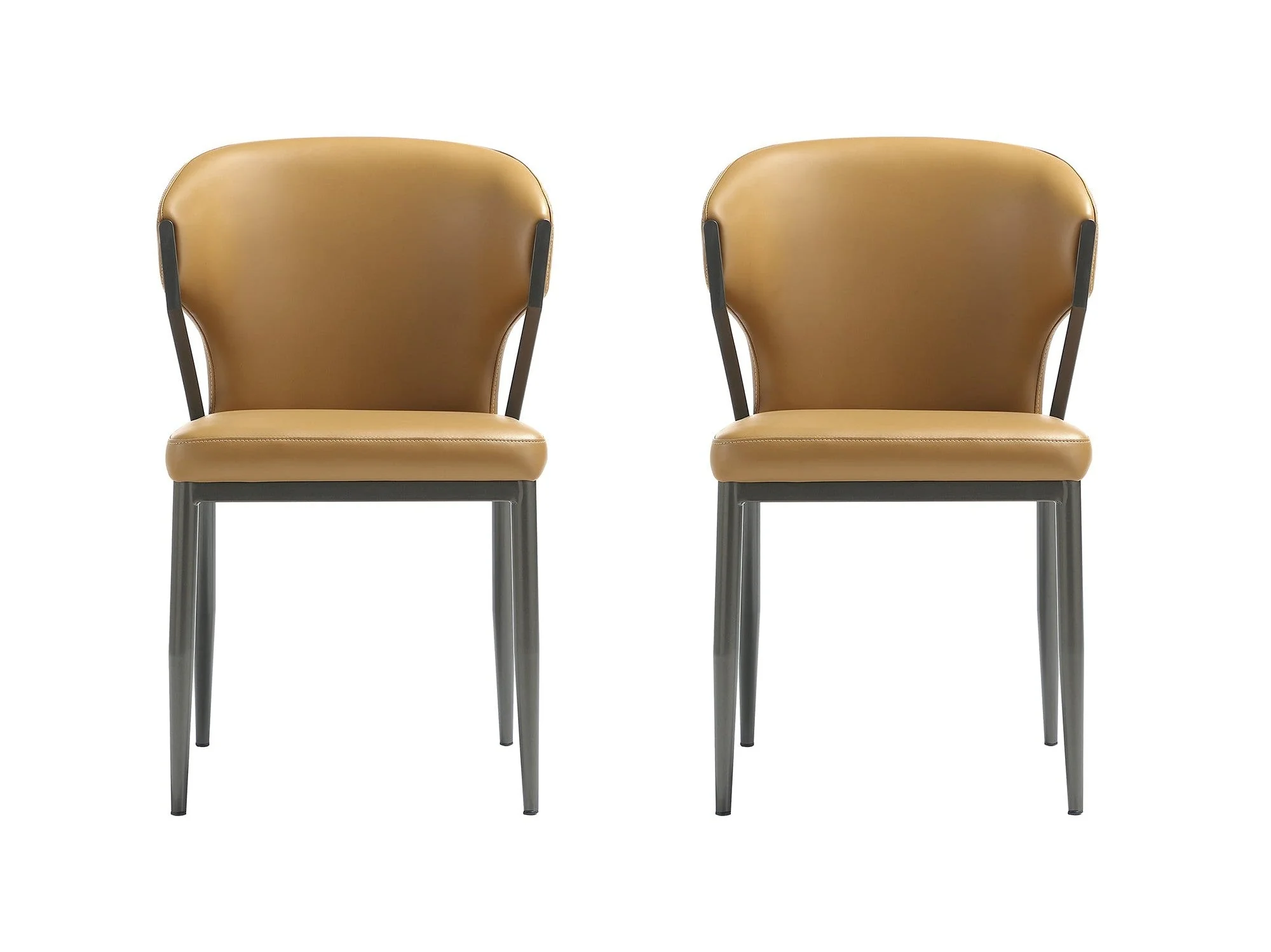 Kirsten Dining Chair in Camel (set of 2)