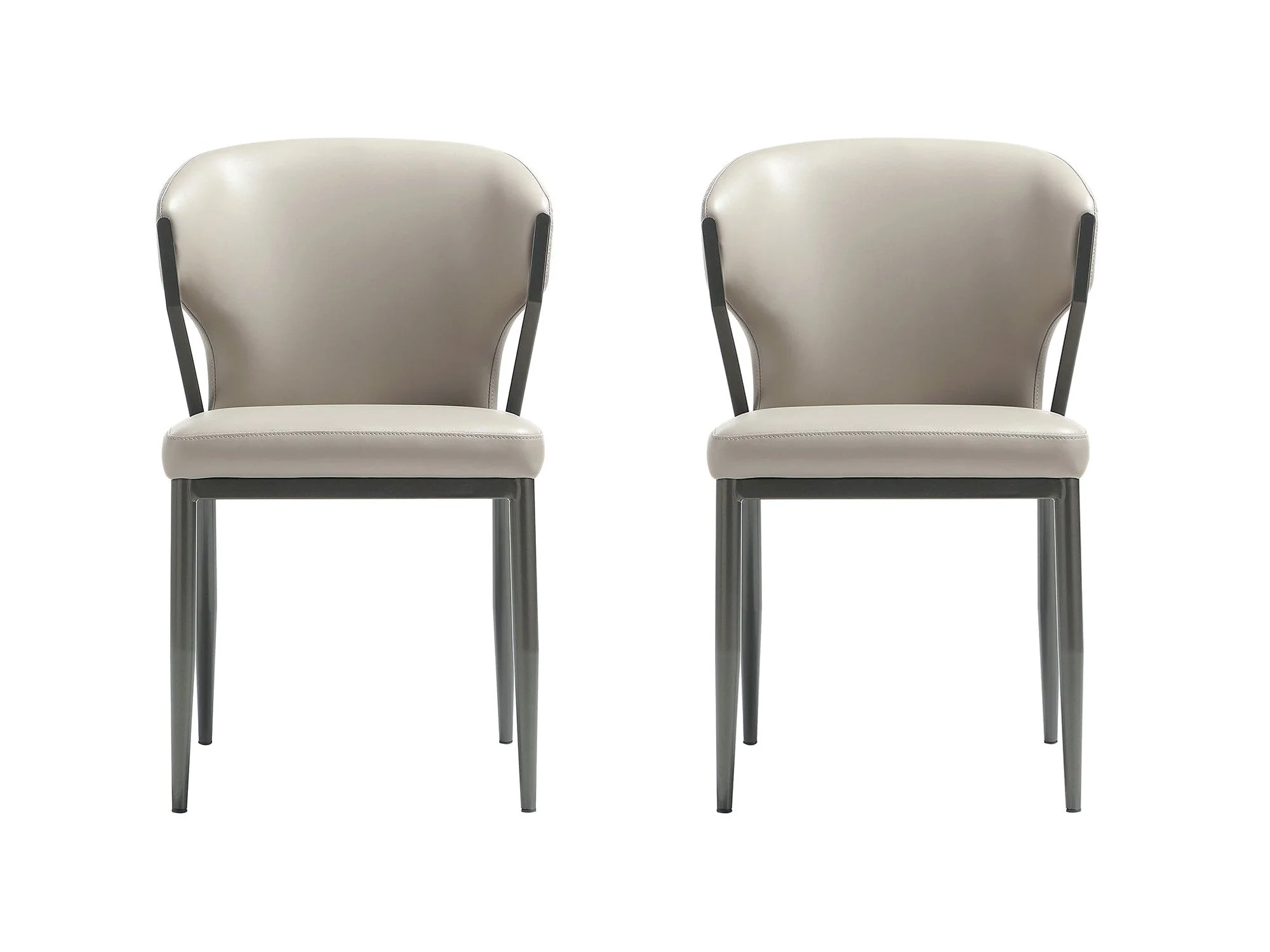 Kirsten Dining Chair in Light Grey (set of 2)