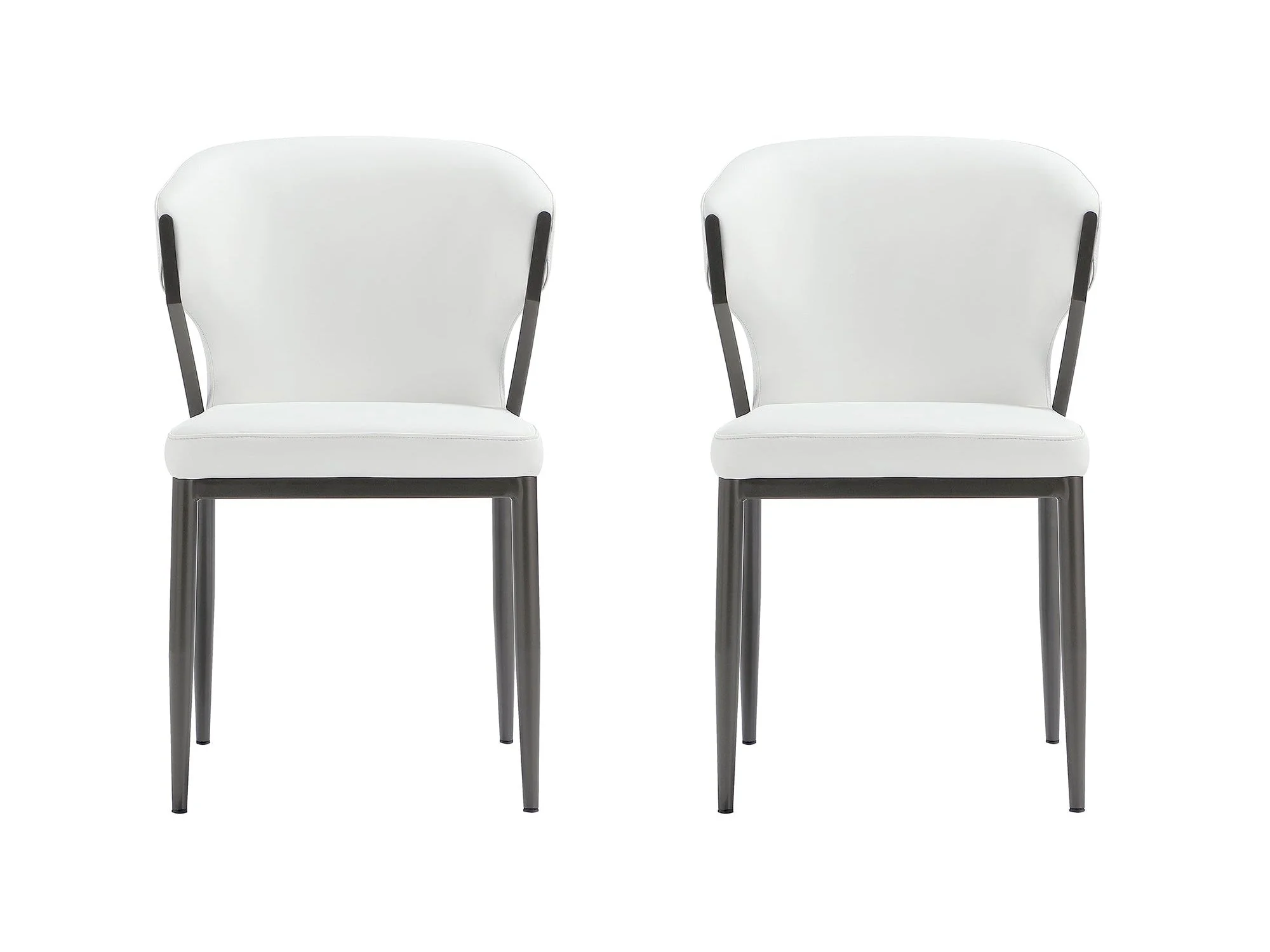 Kirsten Dining Chair in White (set of 2)