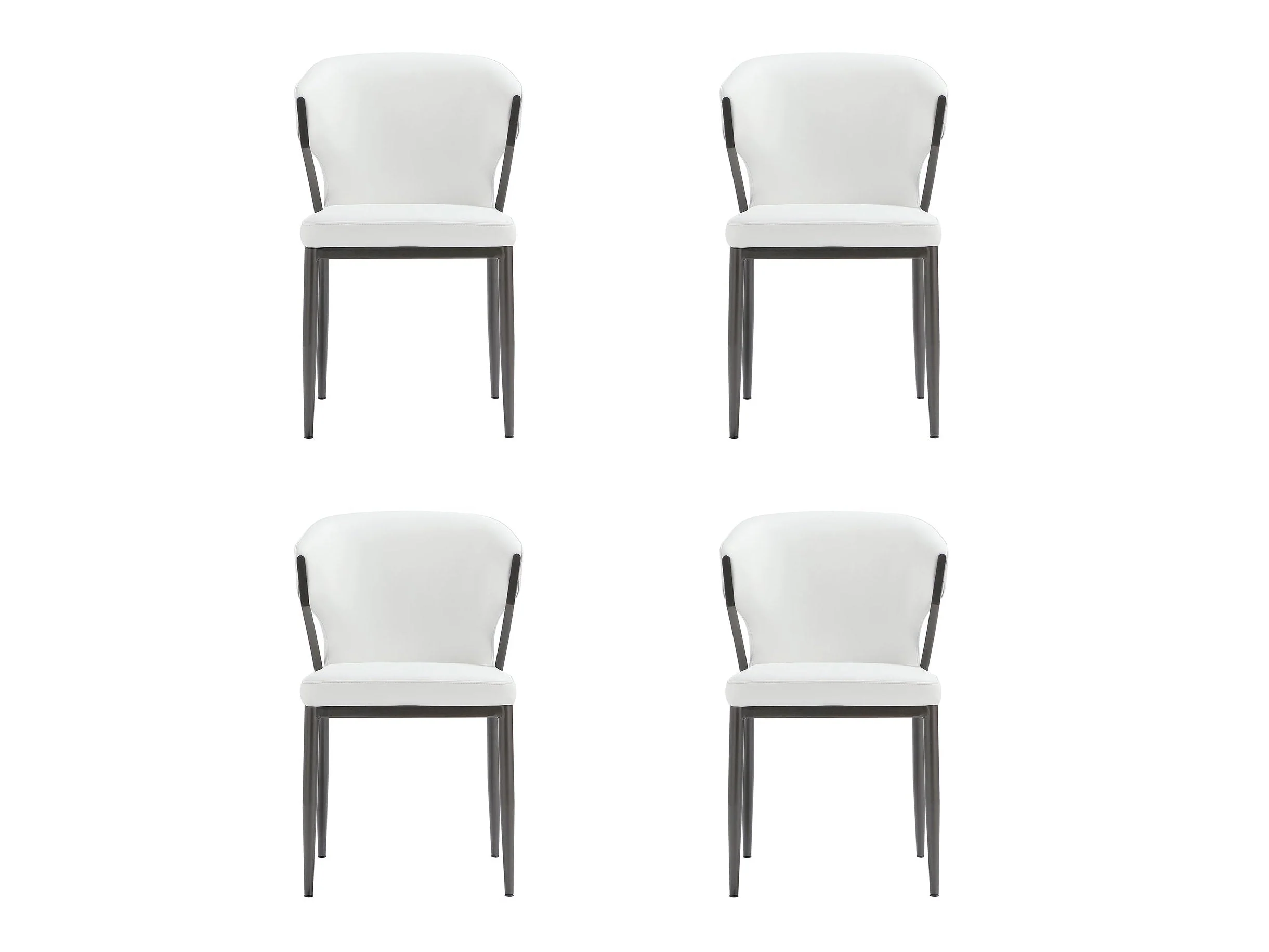 Kirsten Dining Chair in White (set of 4)