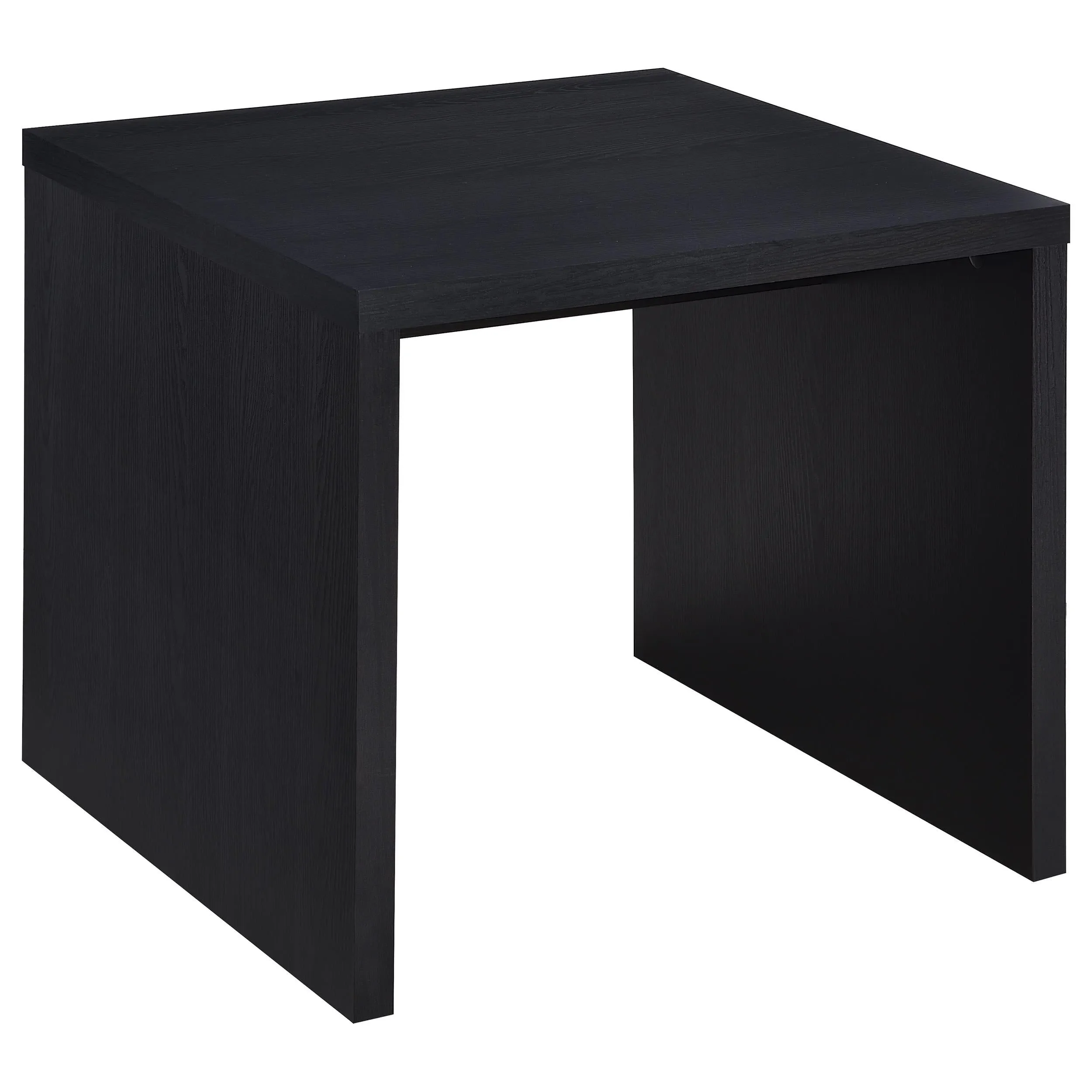 Knapp Black Square Side End Table - Image 2
