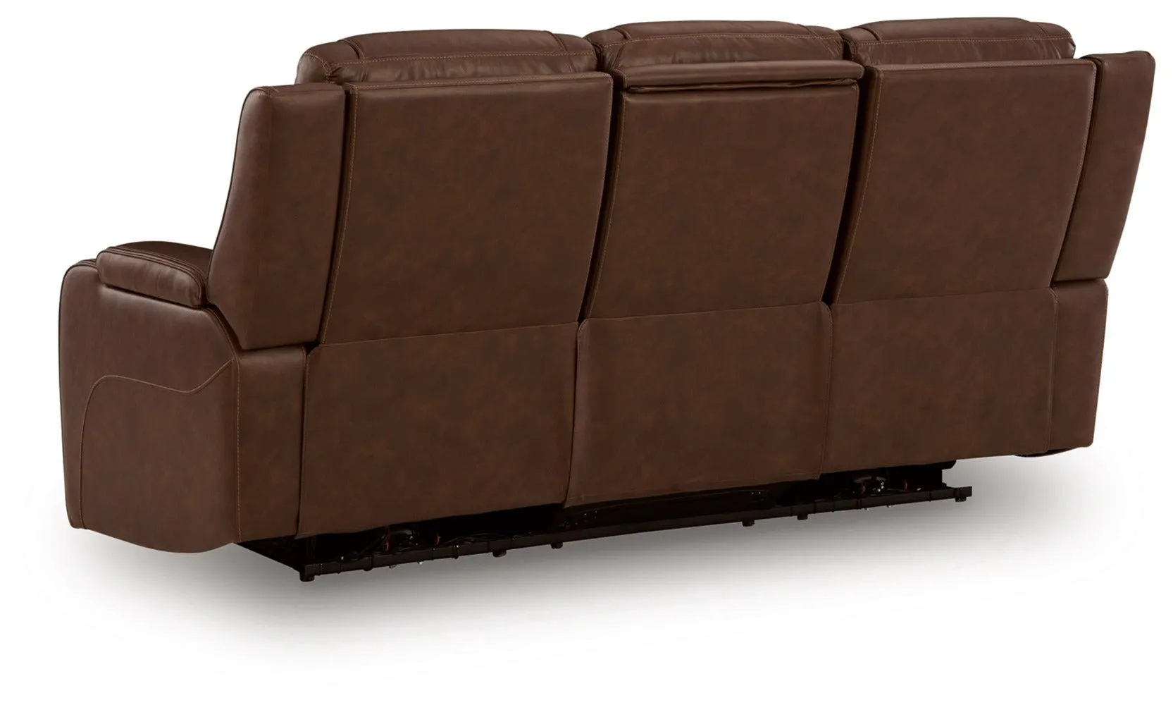 Knightington Brown Power Reclining Sofa w/Audio Seating - Image 6