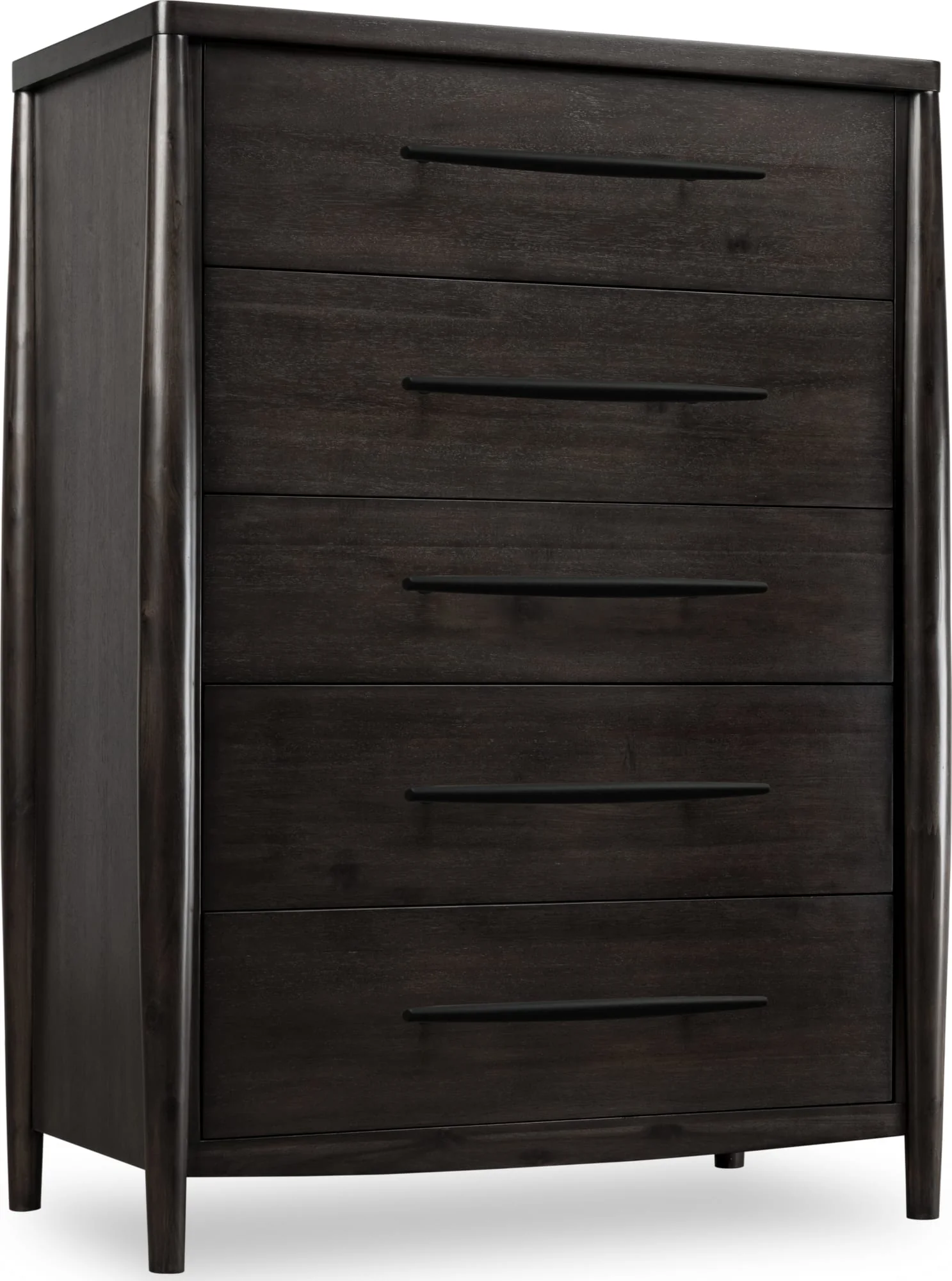 Koko Minx Five Drawer Acacia Wood Chest - Image 3