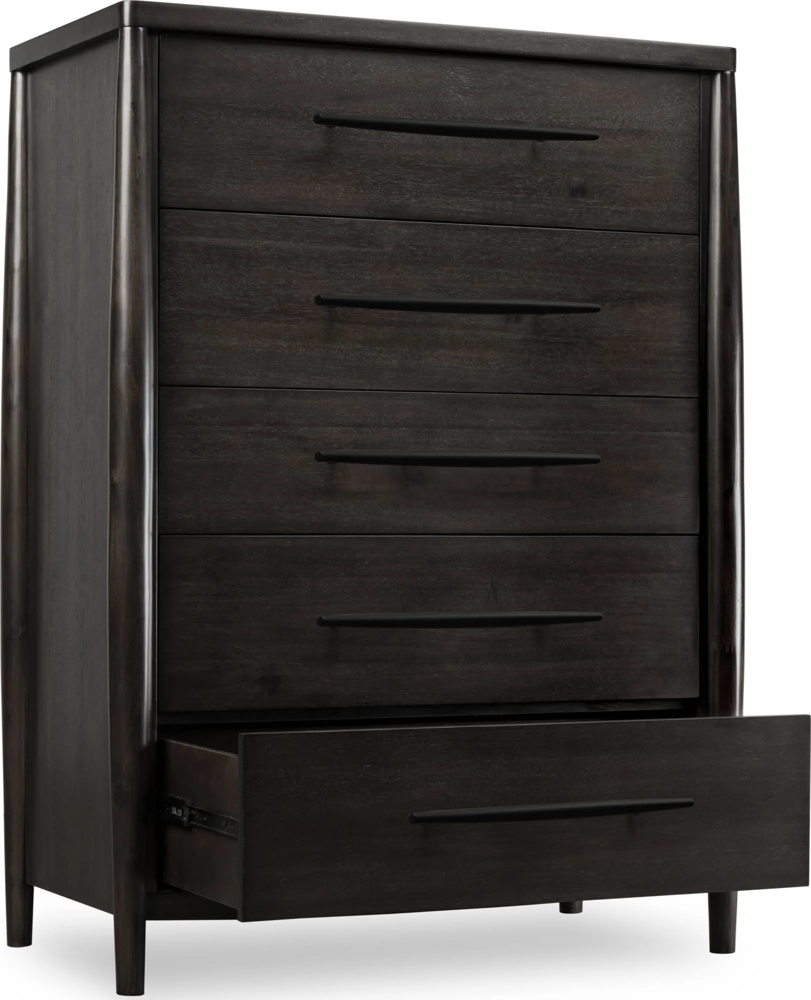 Koko Minx Five Drawer Acacia Wood Chest - Image 4
