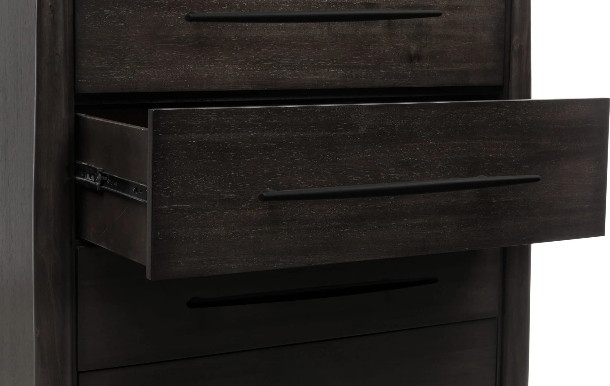 Koko Minx Five Drawer Acacia Wood Chest - Image 7