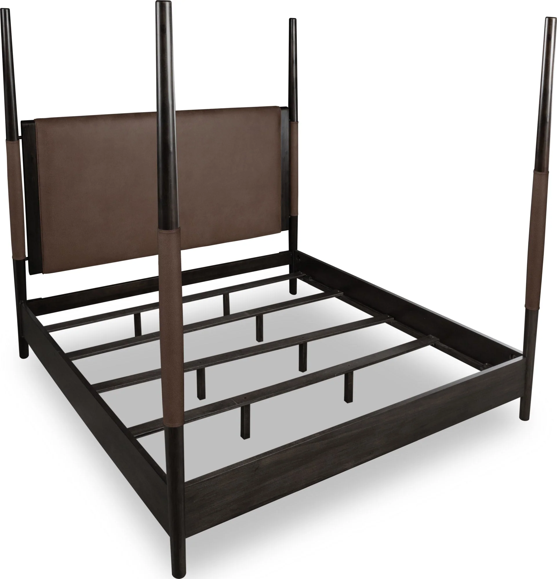 Koko Minx Queen Upholstered Poster Bed - Image 8