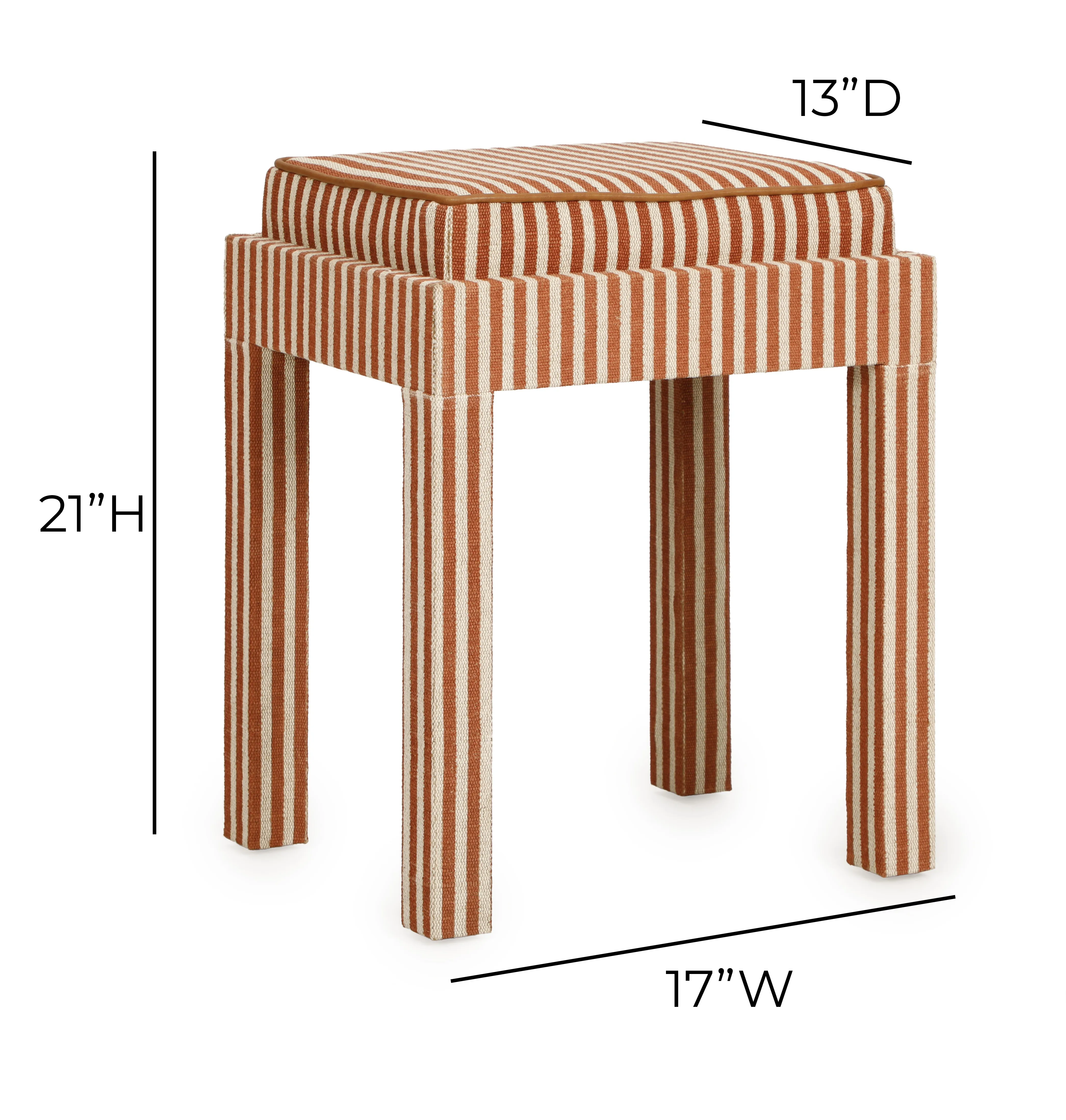 Kora Cotton Jute Designer Stool - Image 6