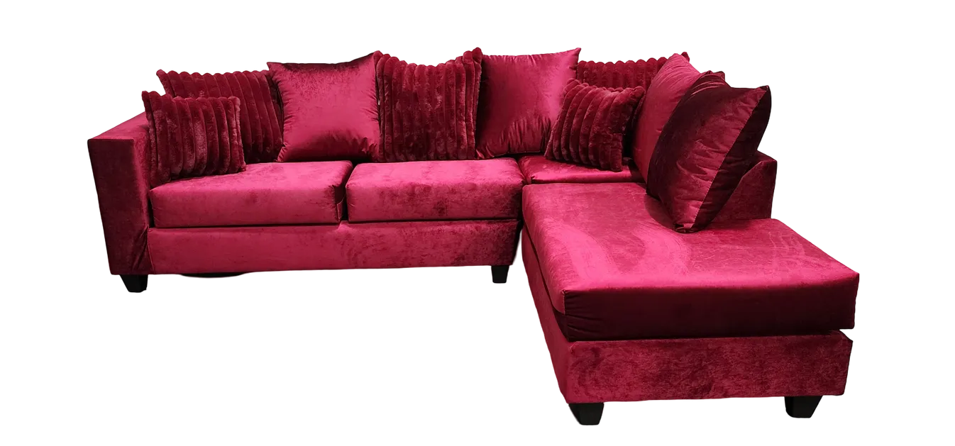 Kora Fuchsia 2-Piece Right Arm Facing (RAF) Sectional - Image 5