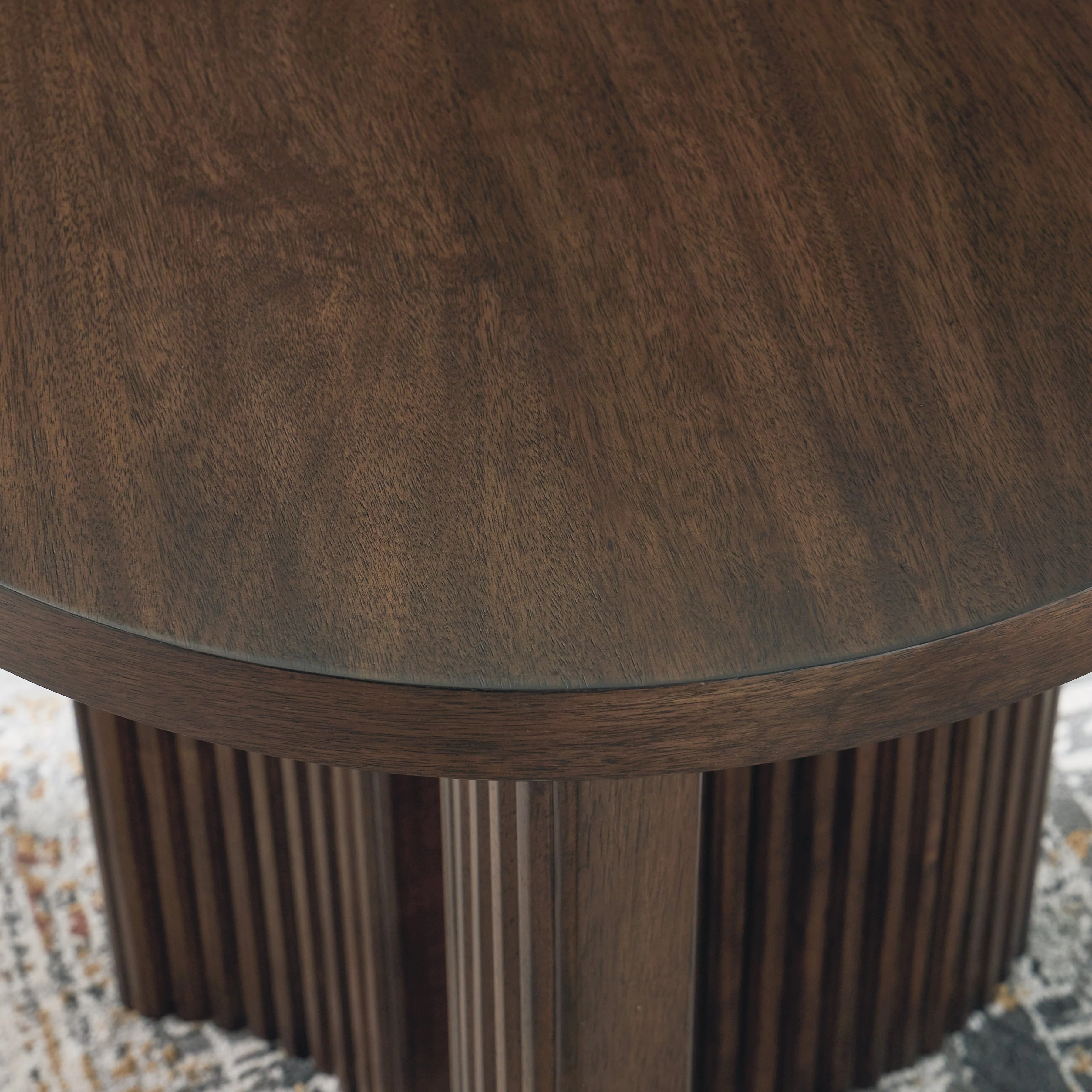 Korestone Coffee Table with 1 End Table in Dark Brown - Image 12