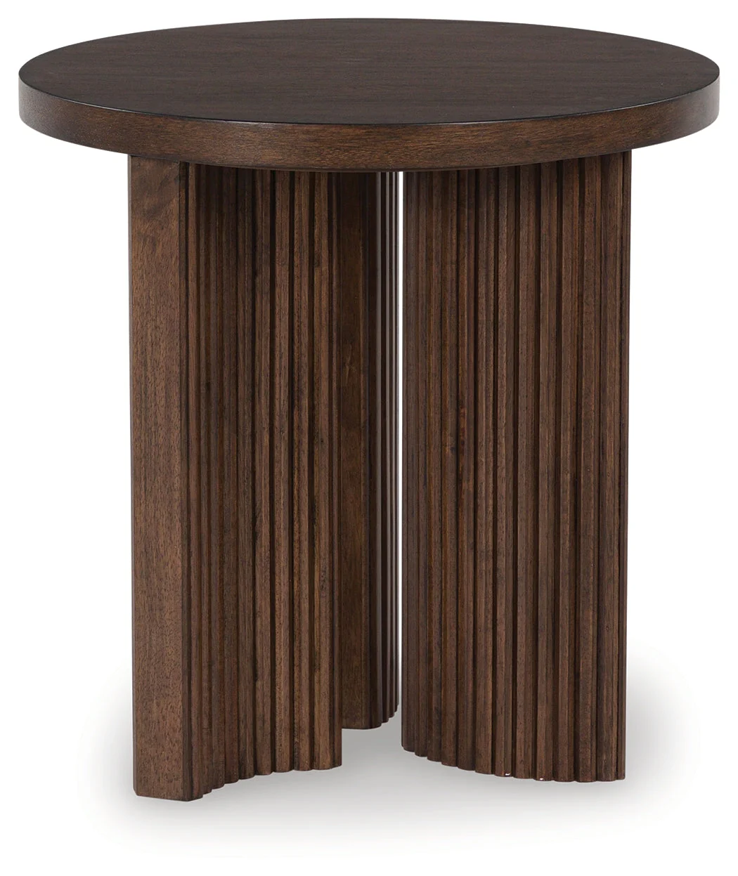 Korestone Dark Brown End Table - Image 2