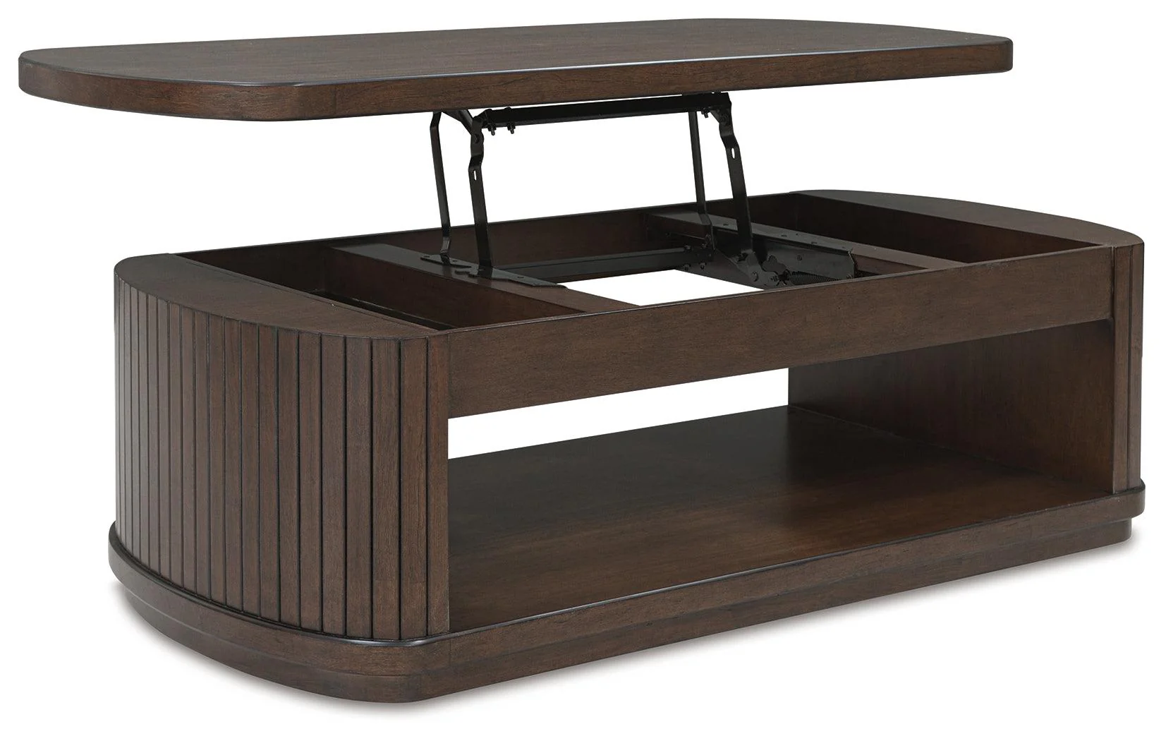 Korestone Dark Brown Lift-Top Coffee Table - Image 6