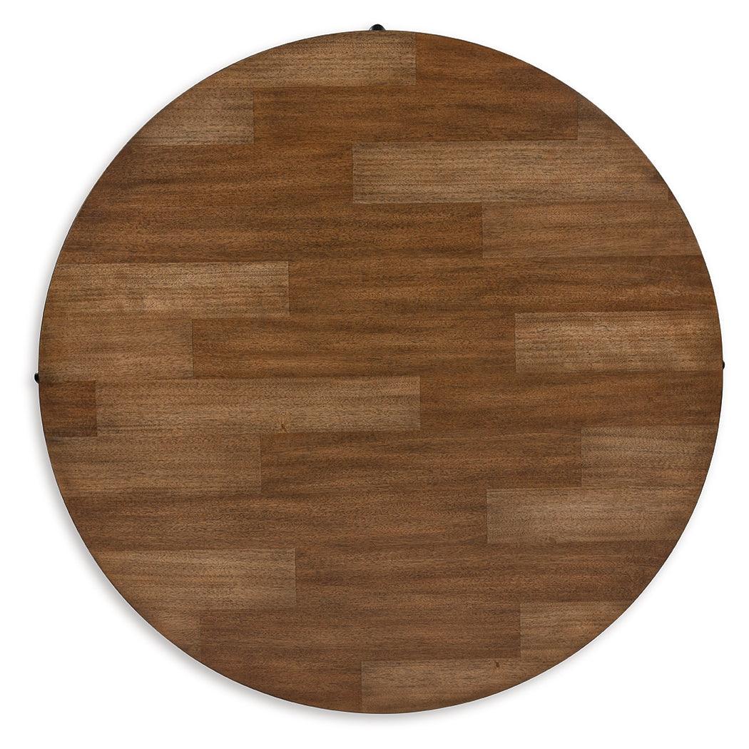 Kraeburn Brown/Black Coffee Table - Image 3